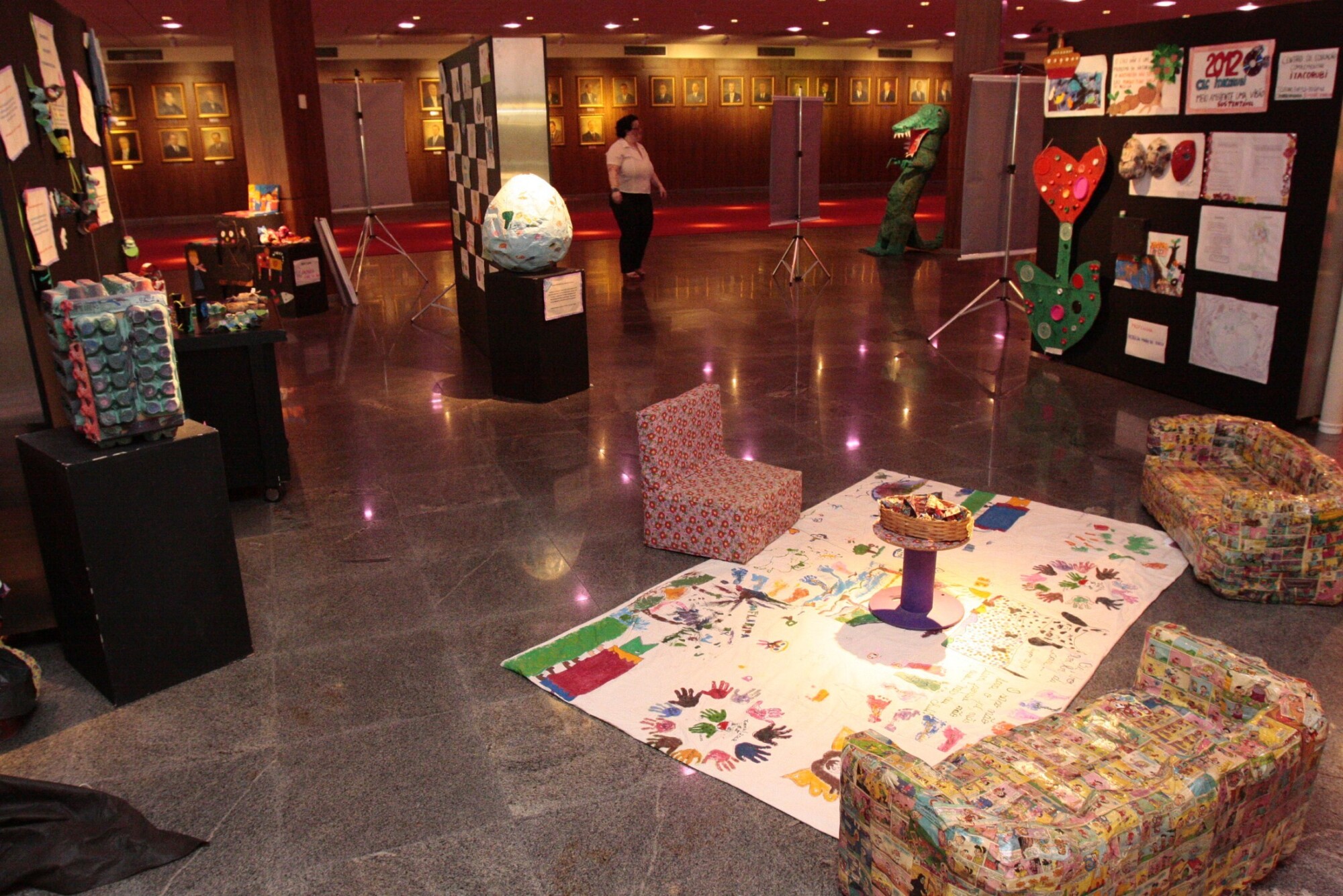 Exposição Mostra de Paz - Trabalhos dos alunos da Rede Municipal de Educação