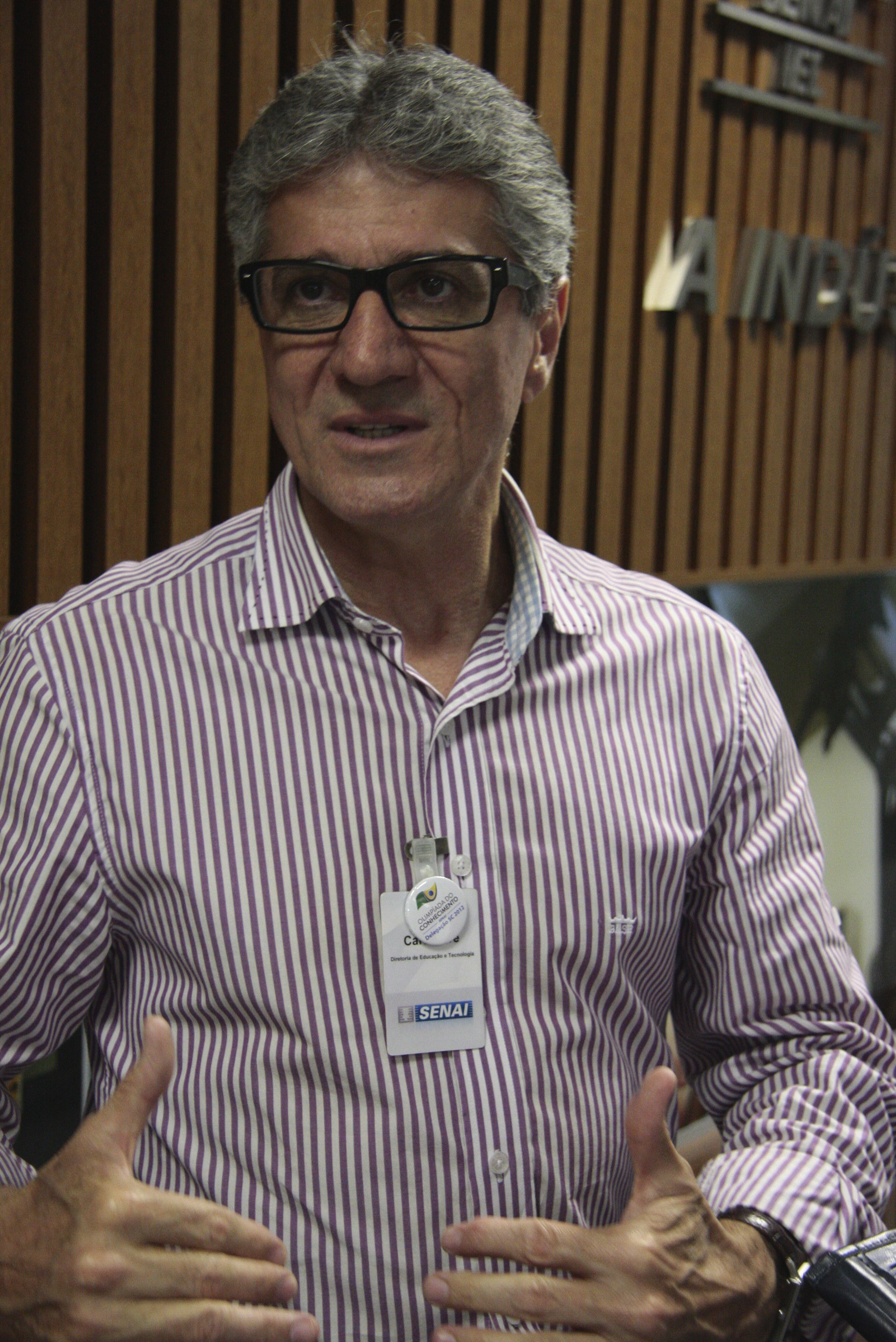 Antônio José Carradore, diretor de Educação e Tecnologia do SENAI/SC  - Foto: Miriam Zomer