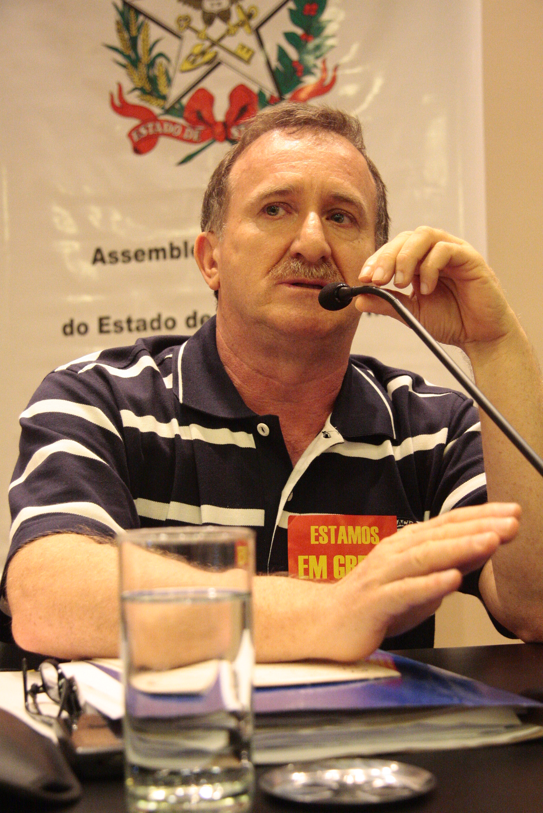 Audiência Pública sobre a Situação da Greve dos Servidores da Saúde de Santa Catarina - Mario Zunino - Foto: Thiago Marthendal