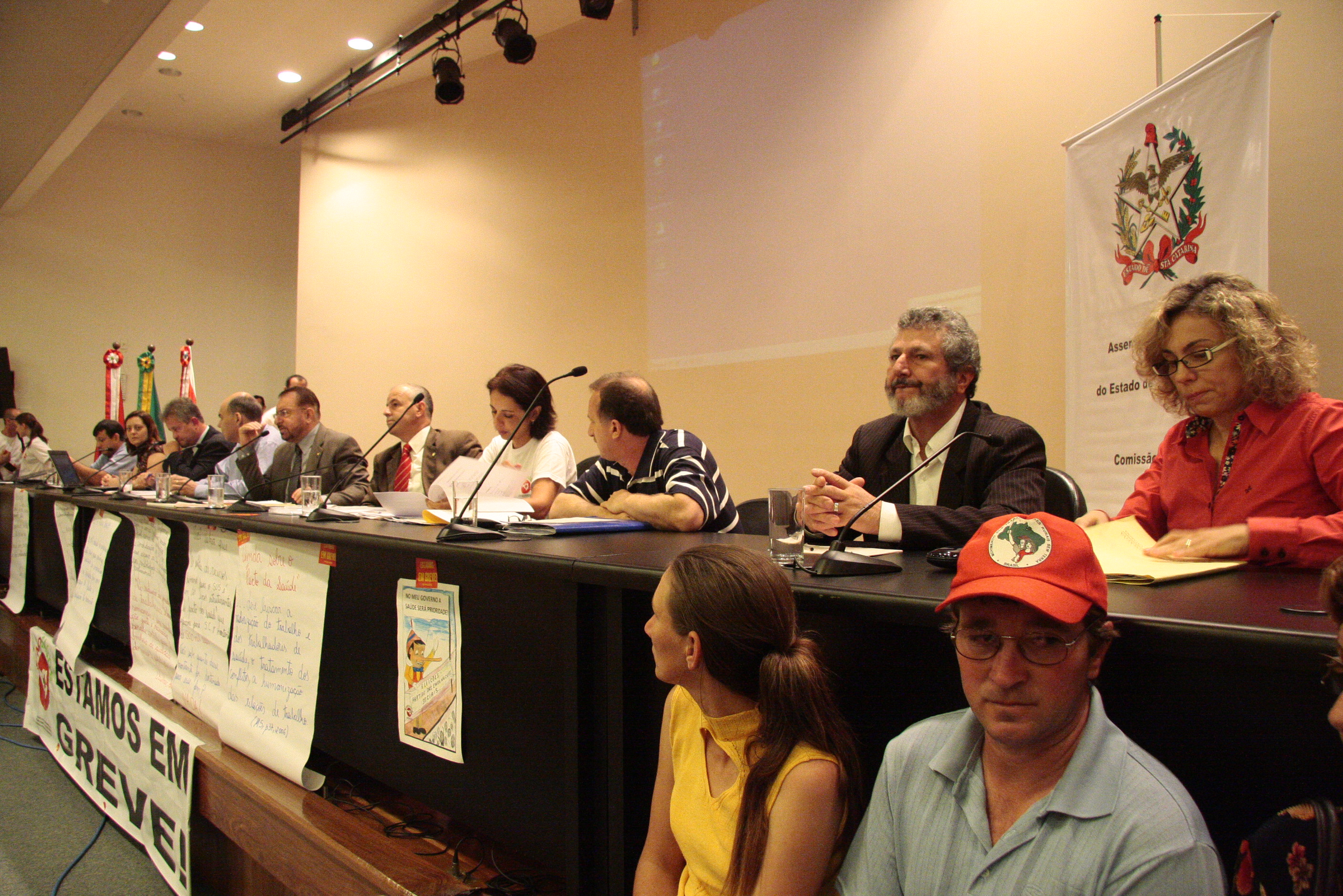 Audiência Pública sobre a Situação da Greve dos Servidores da Saúde de Santa Catarina - Foto: Thiago Marthendal