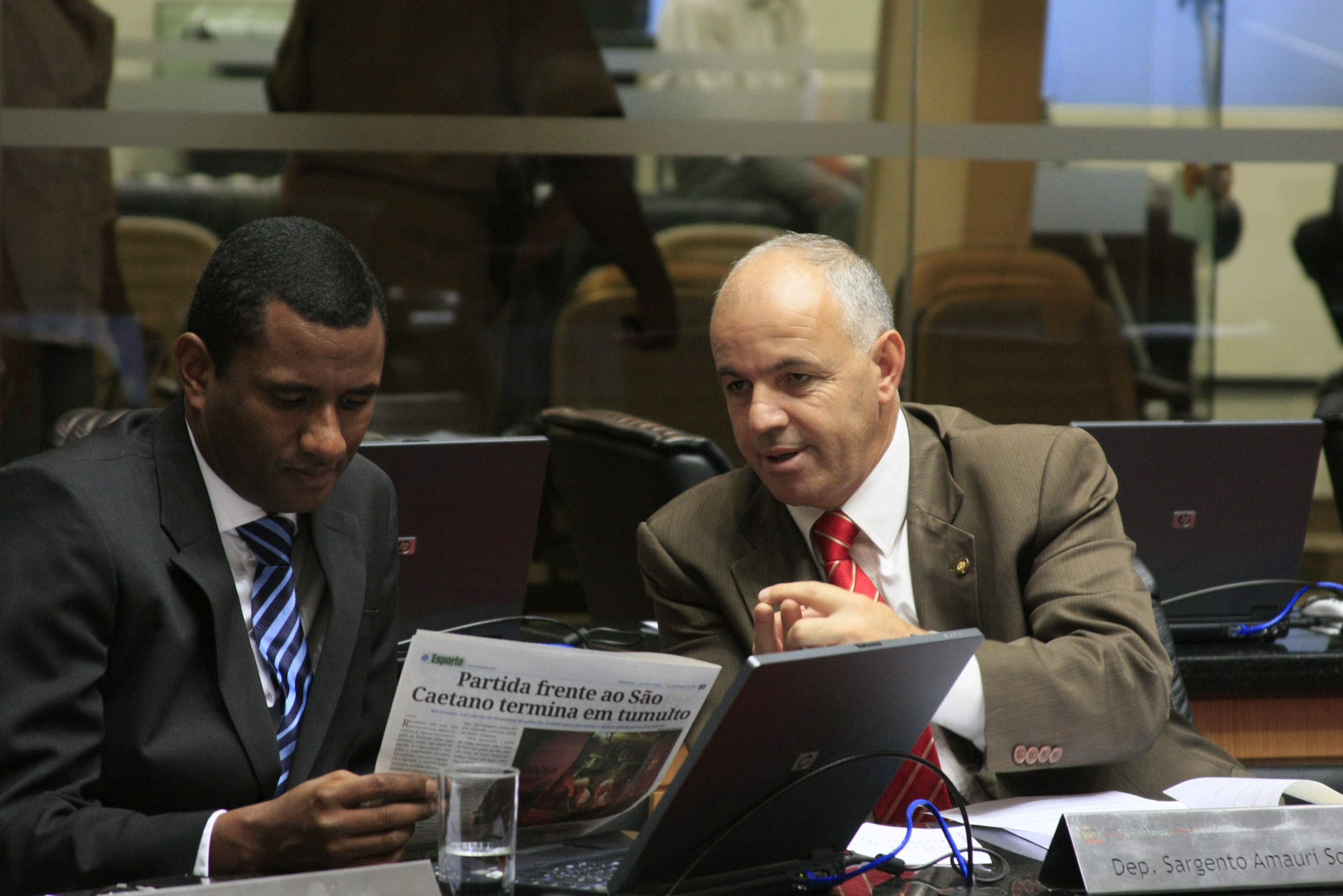Sessão Ordinária - Deputados Sandro Silva (PPS) e Sargento Amauri Soares (PDT)