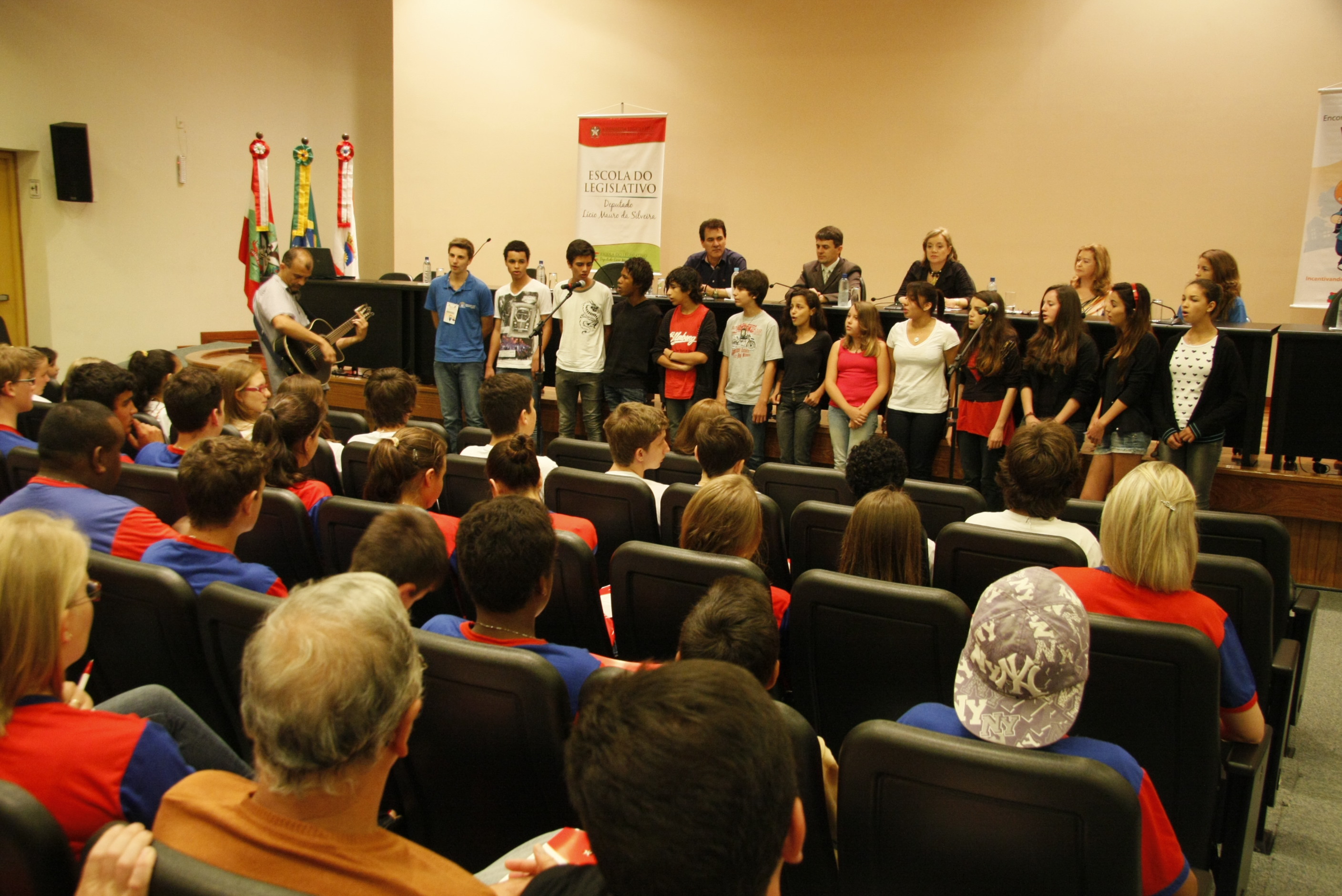 III Encontro Estadual de Vereadores Mirins de Santa Catarina - Foto Thiago Marthendal