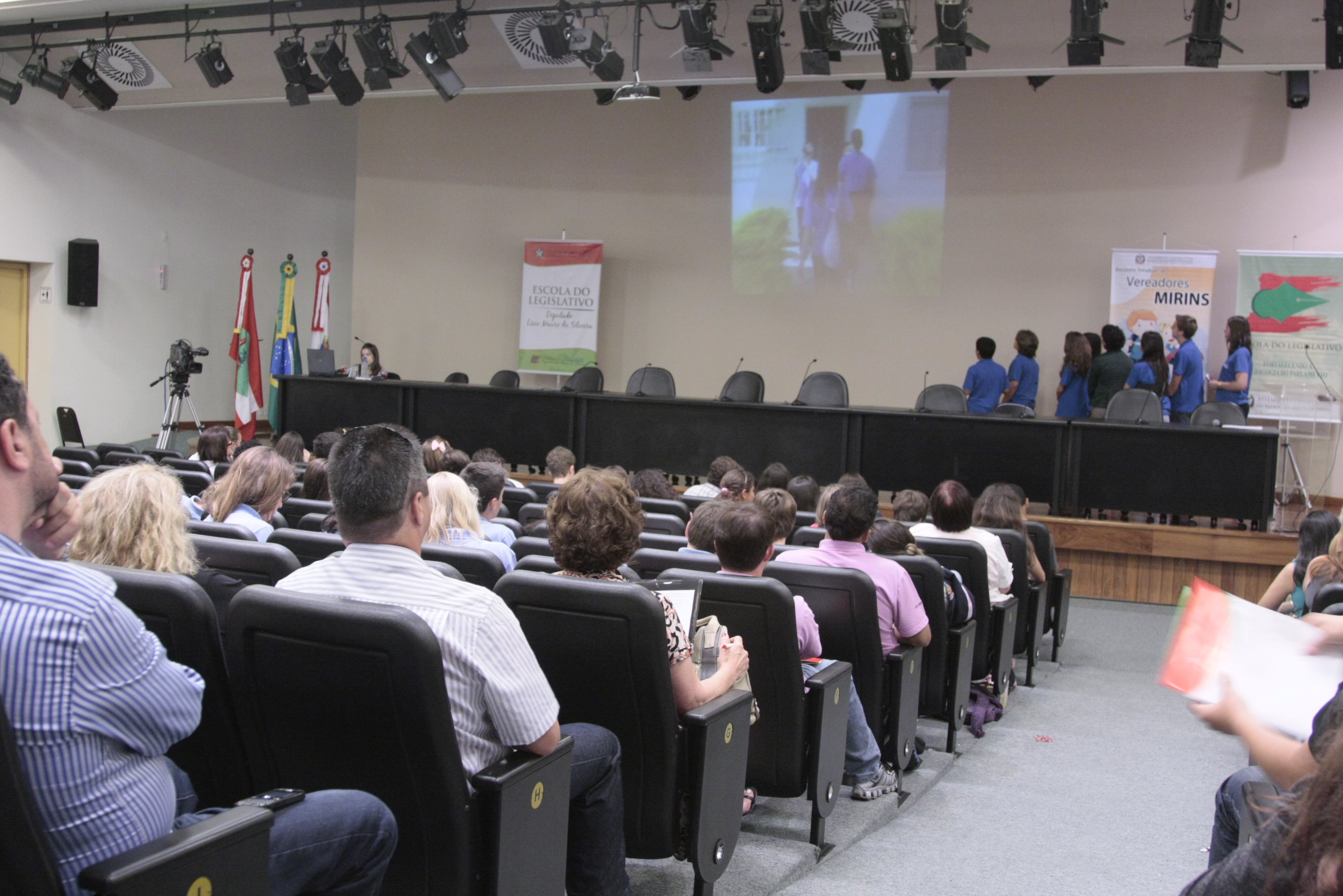 III Encontro Estadual de Vereadores Mirins de Santa Catarina - Foto Lucas Gabriel Diniz