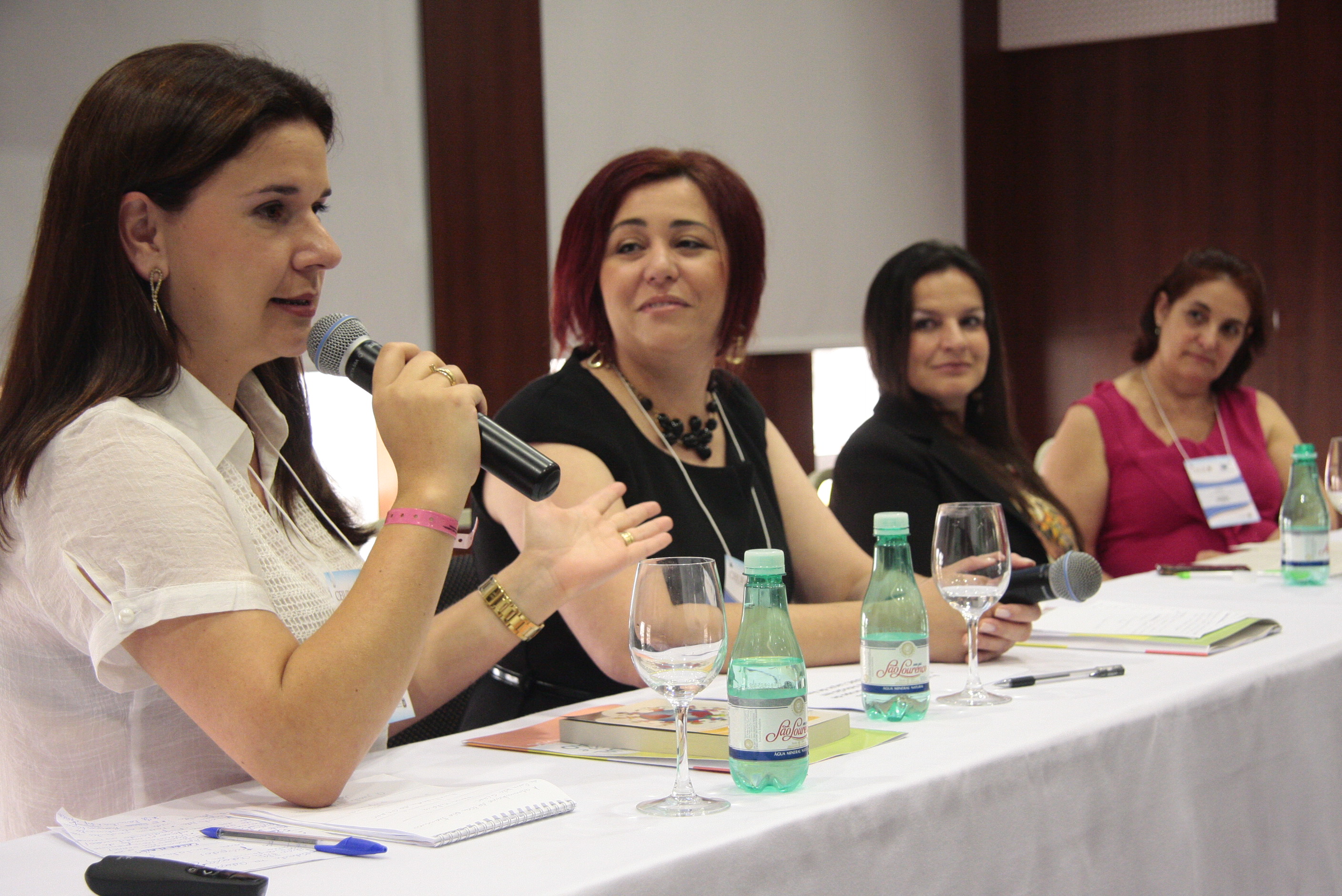 Mesa Redonda: O Acolhimento Institucional na Interface com os Grupos de Estudos e Apoio à Adoção.  Foto: Miriam Zomer