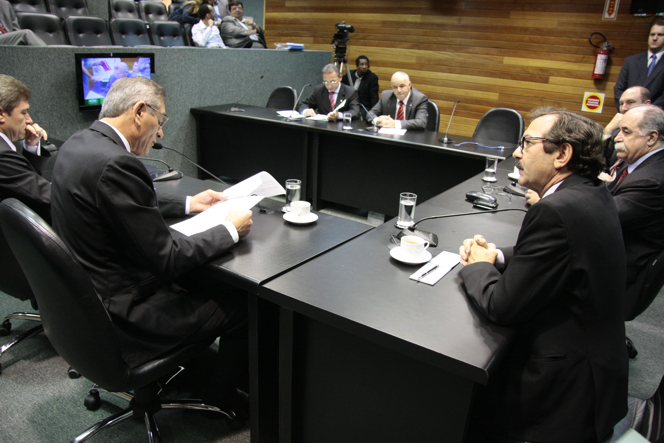 Reunião da Comissão de Constituição e Justiça. Foto: Miriam Zomer