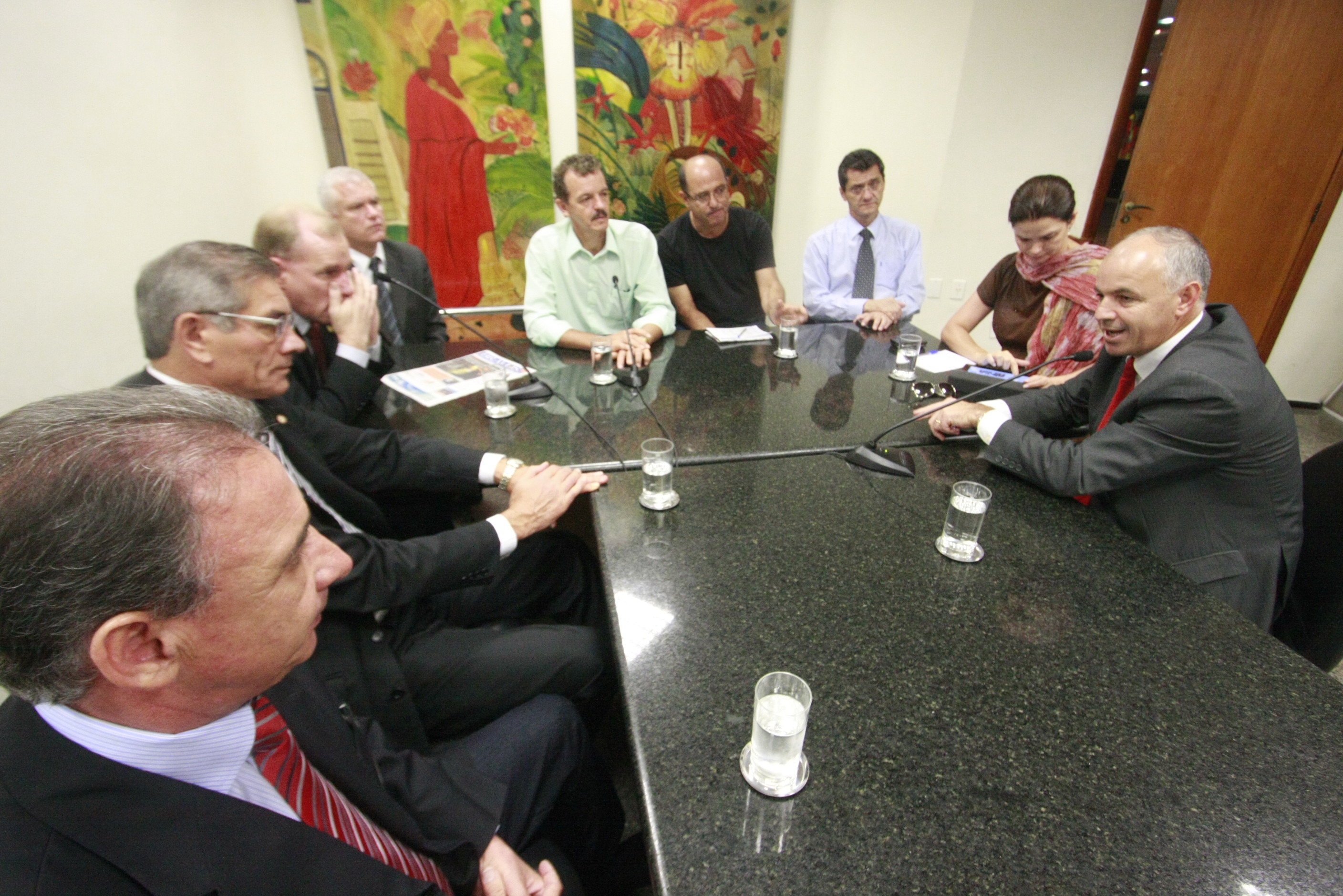 Reunião dos líderes das bancadas. FOTO: Thiago Marthendal