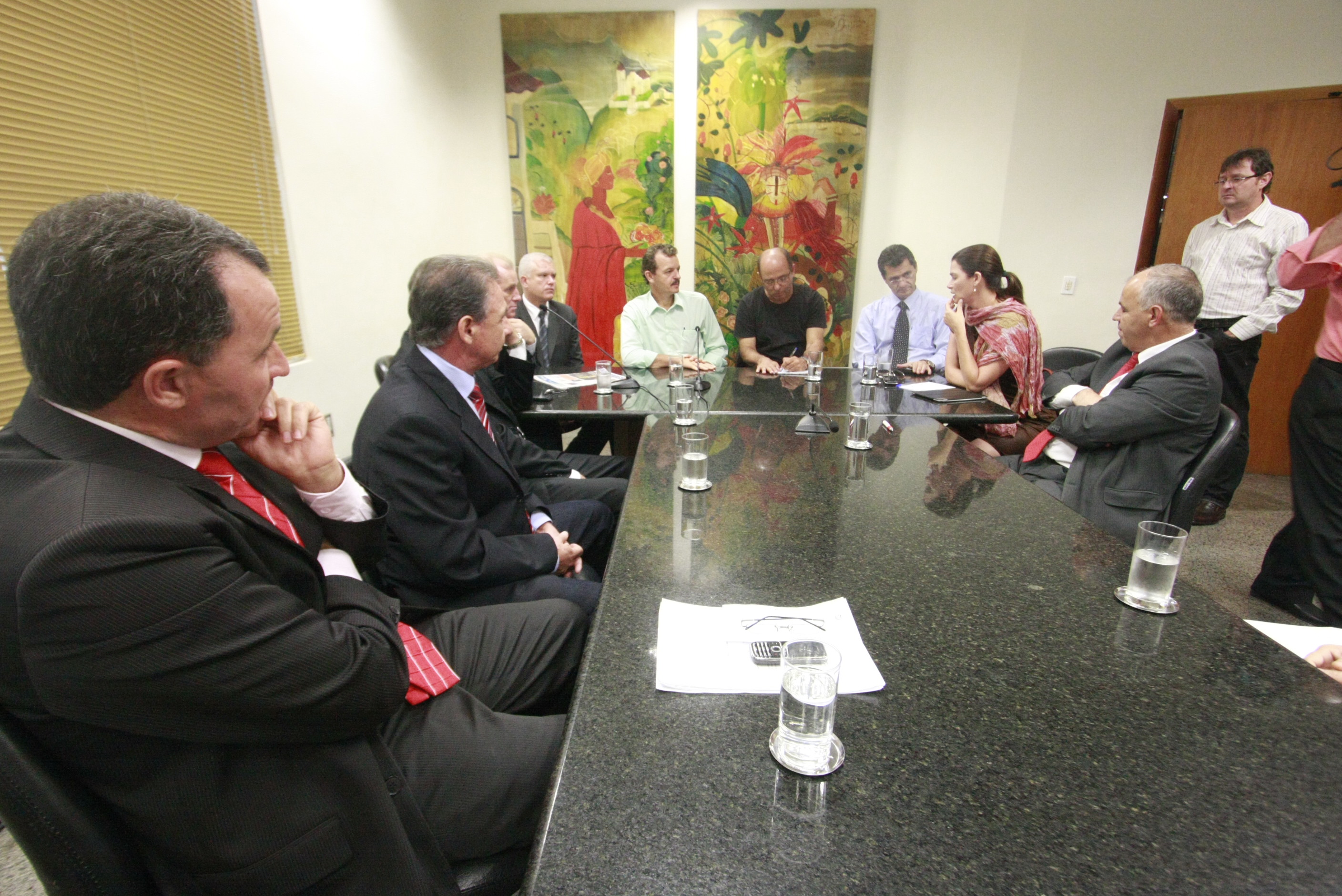 Reunião dos líderes das bancadas. FOTO: Thiago Marthendal