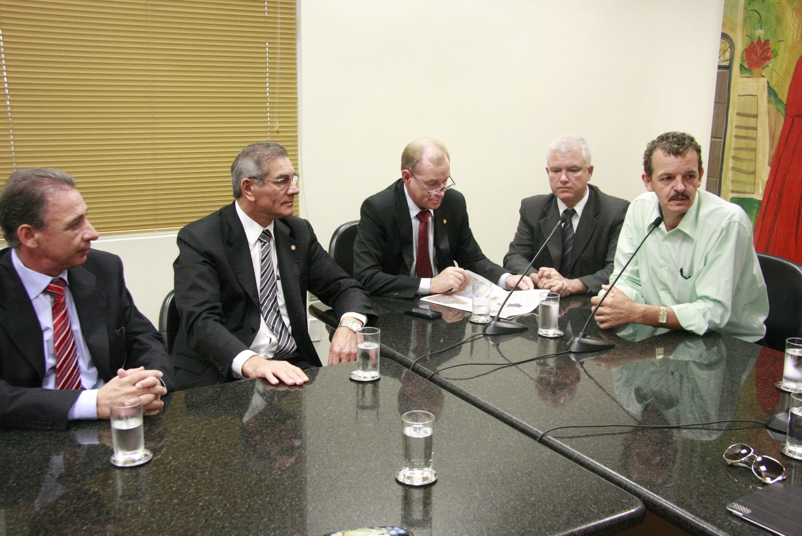 Reunião dos líderes das bancadas. FOTO: Thiago Marthendal