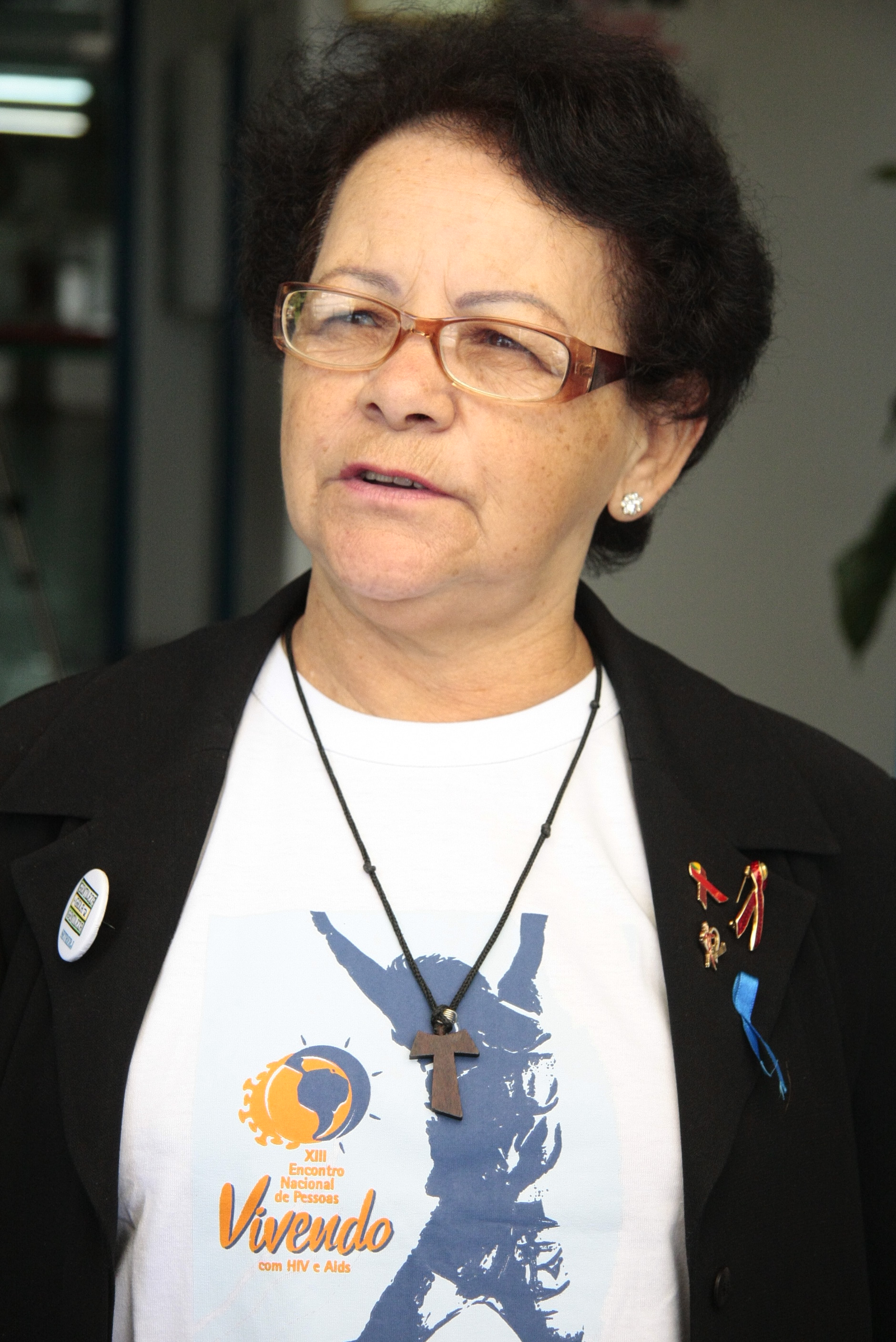 Campanha do Ministério da Saúde destaca a importância da testagem para o HIV. Helena Edilia Lima Piris (GAPA). Foto Miriam Zomer