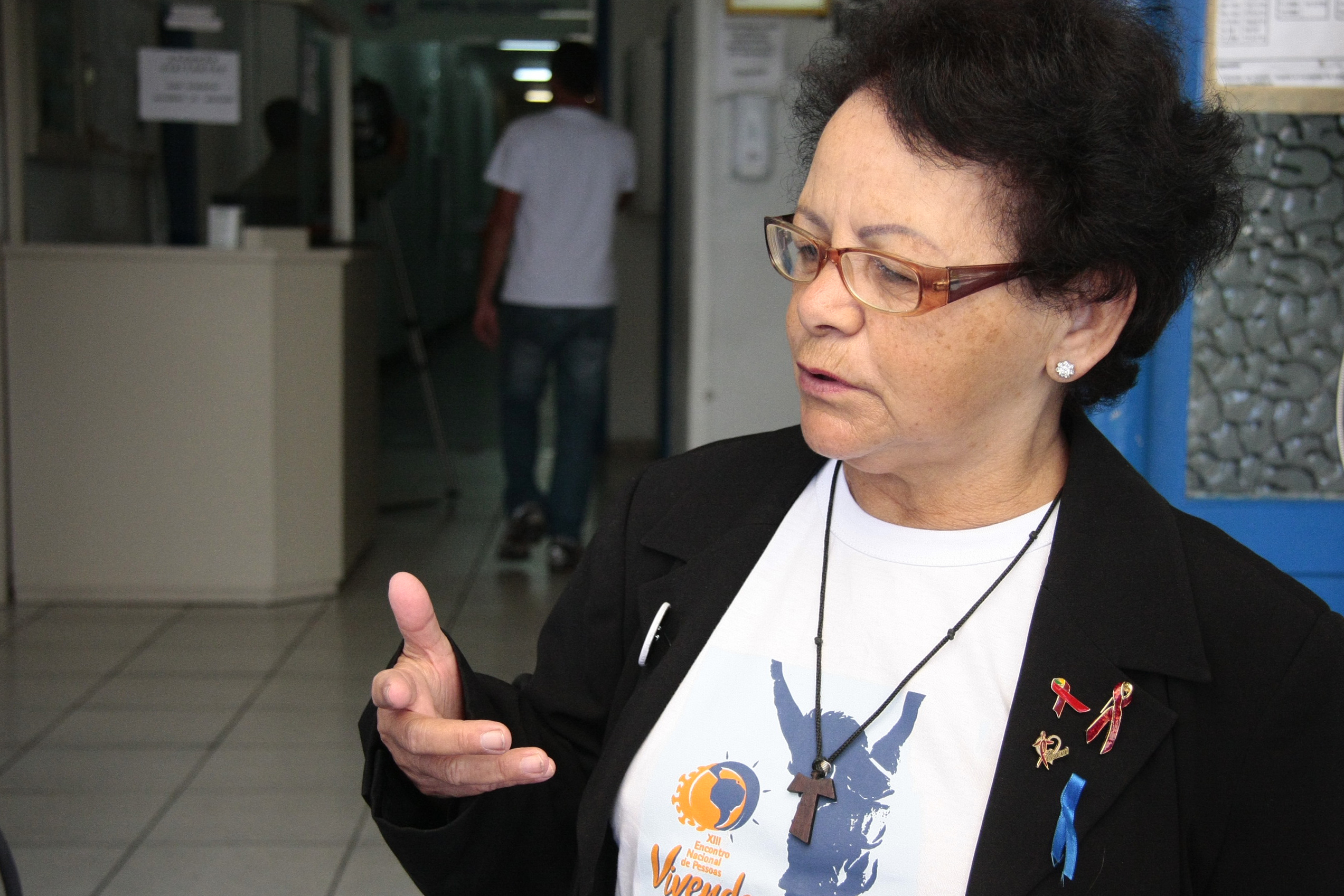 Campanha do Ministério da Saúde destaca a importância da testagem para o HIV. Helena Edilia Lima Piris (GAPA). Foto Miriam Zomer