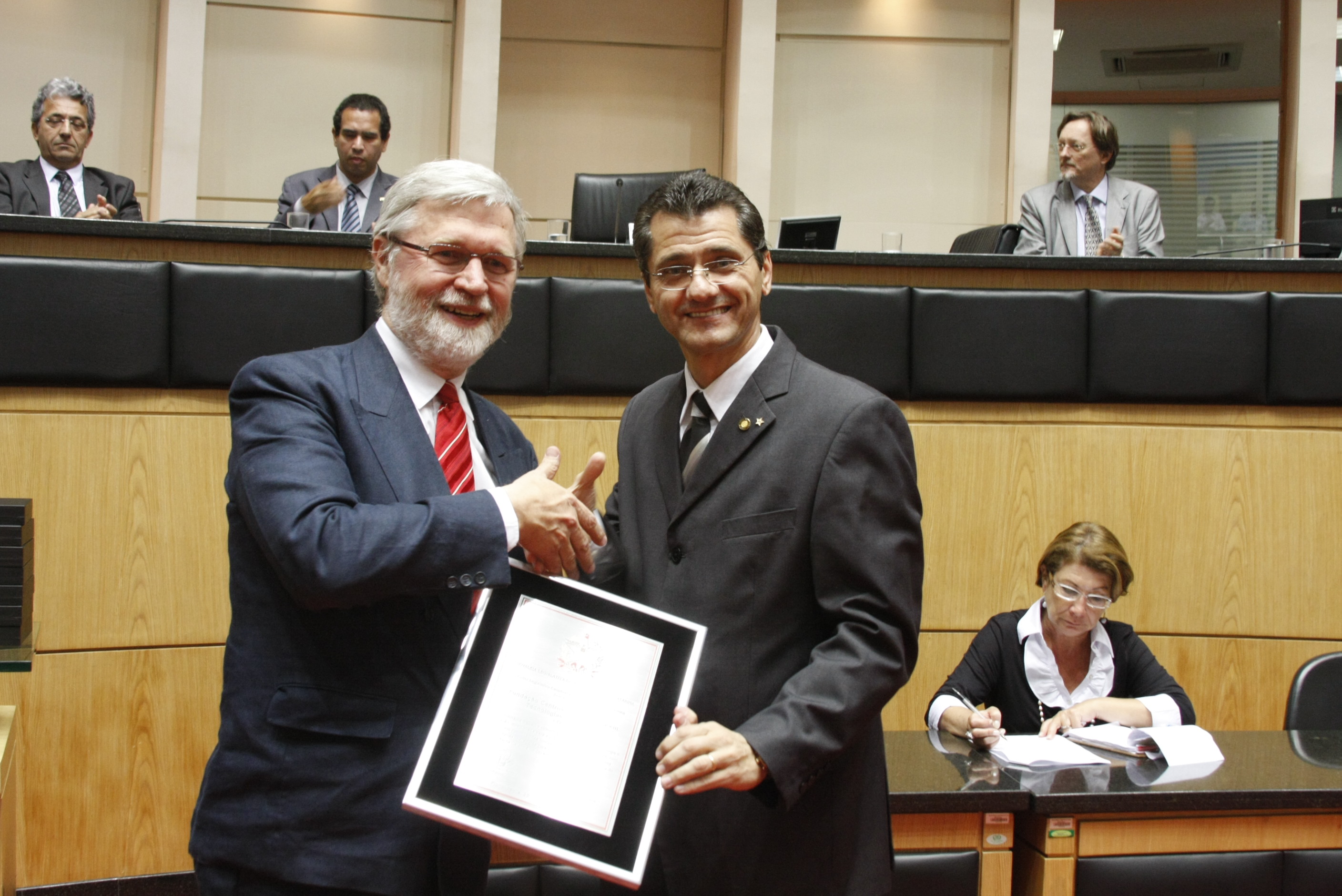 Sessão Especial em homenagem a Fundação Centros de Referência em Tecnologias Inovadoras - CERTI pela passagem dos seus 28 anos de fundação. Foto: Carlos Kilian