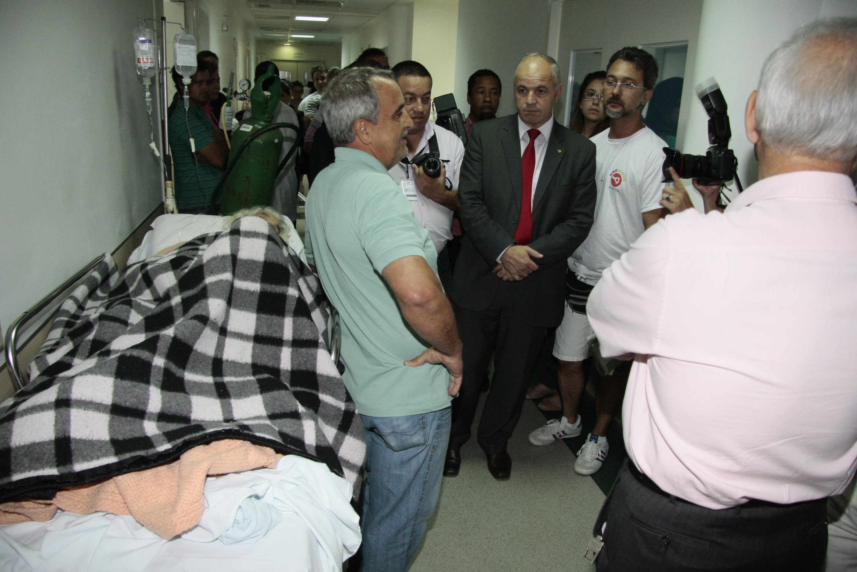 Comissão de Saúde visita o Hospital Celso Ramos.  Foto: Miriam Zomer