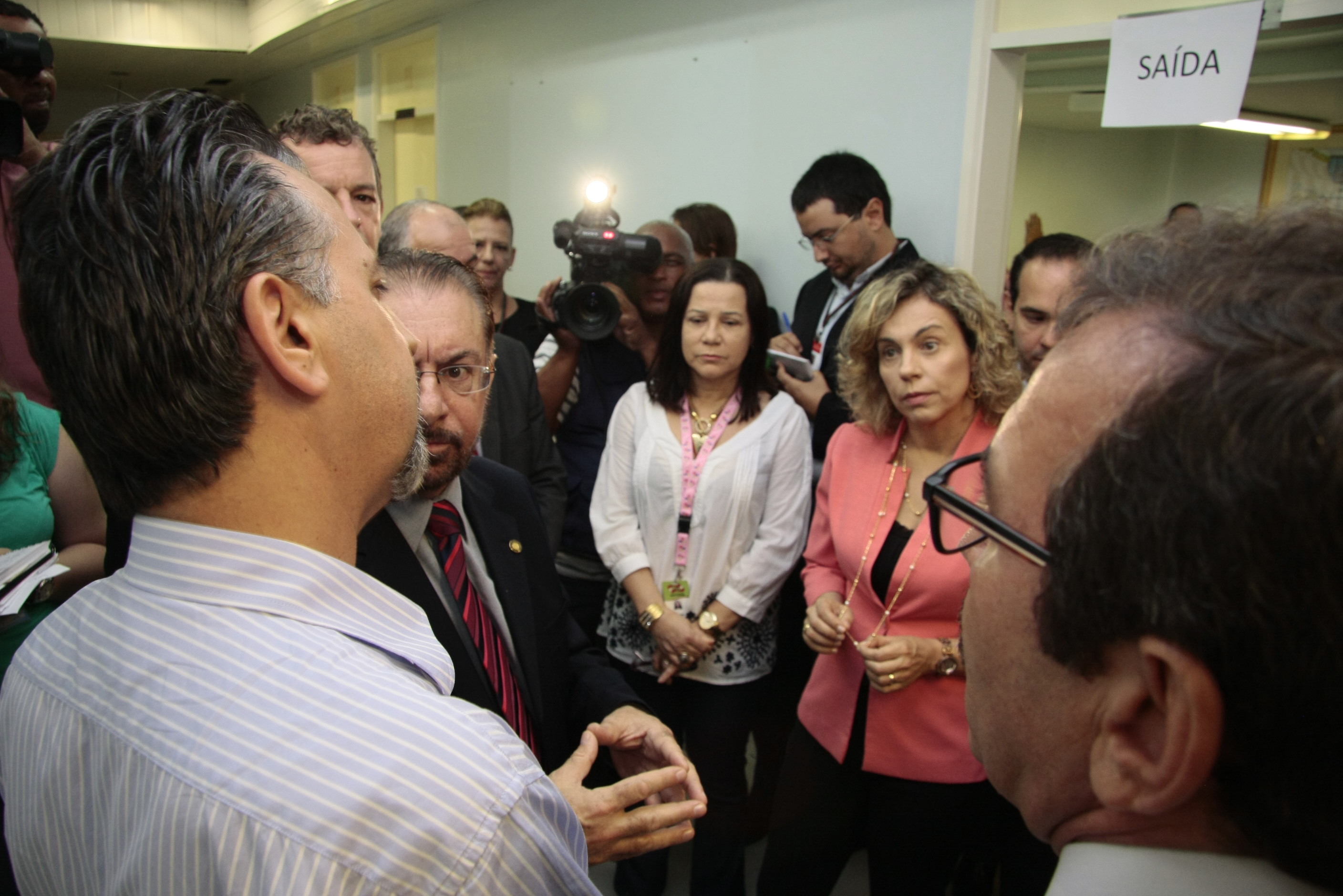 Comissão de Saúde visita o Hospital Joana de Gusmão.  Foto: Miriam Zomer