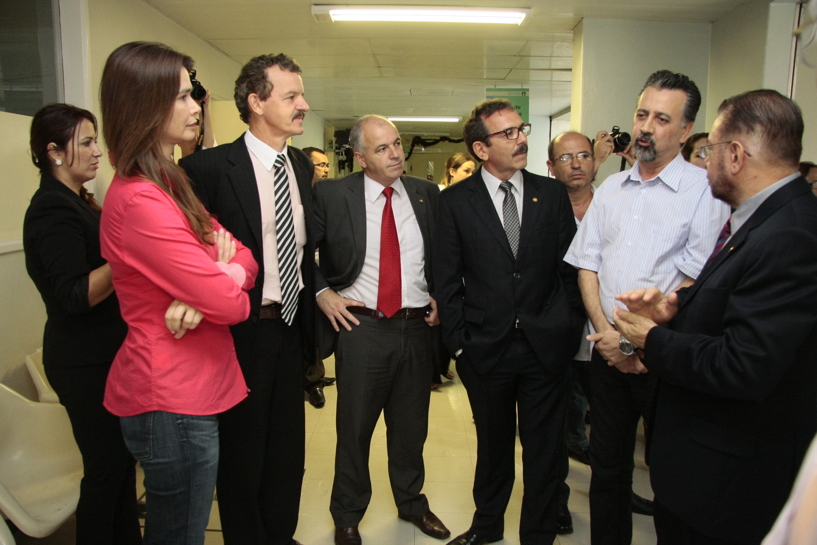 Comissão de Saúde visita o Hospital Joana de Gusmão.  Foto: Miriam Zomer