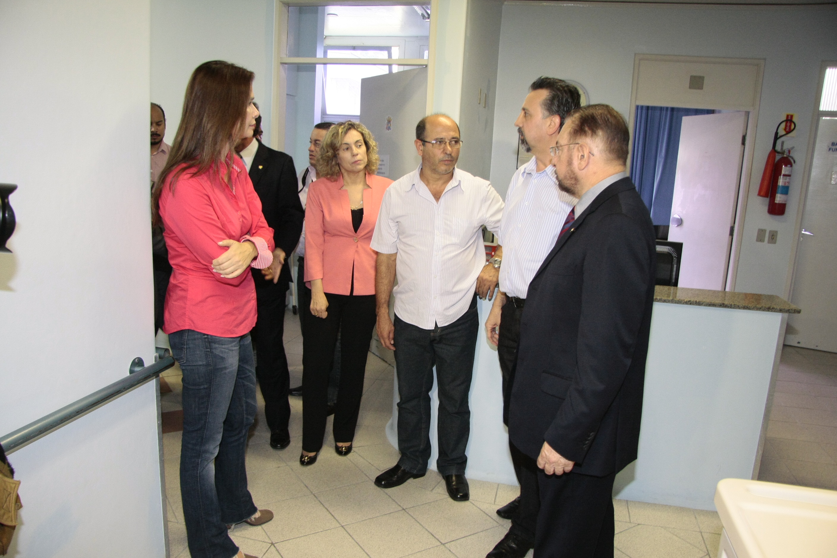 Comissão de Saúde visita o Hospital Joana de Gusmão.  Foto: Miriam Zomer