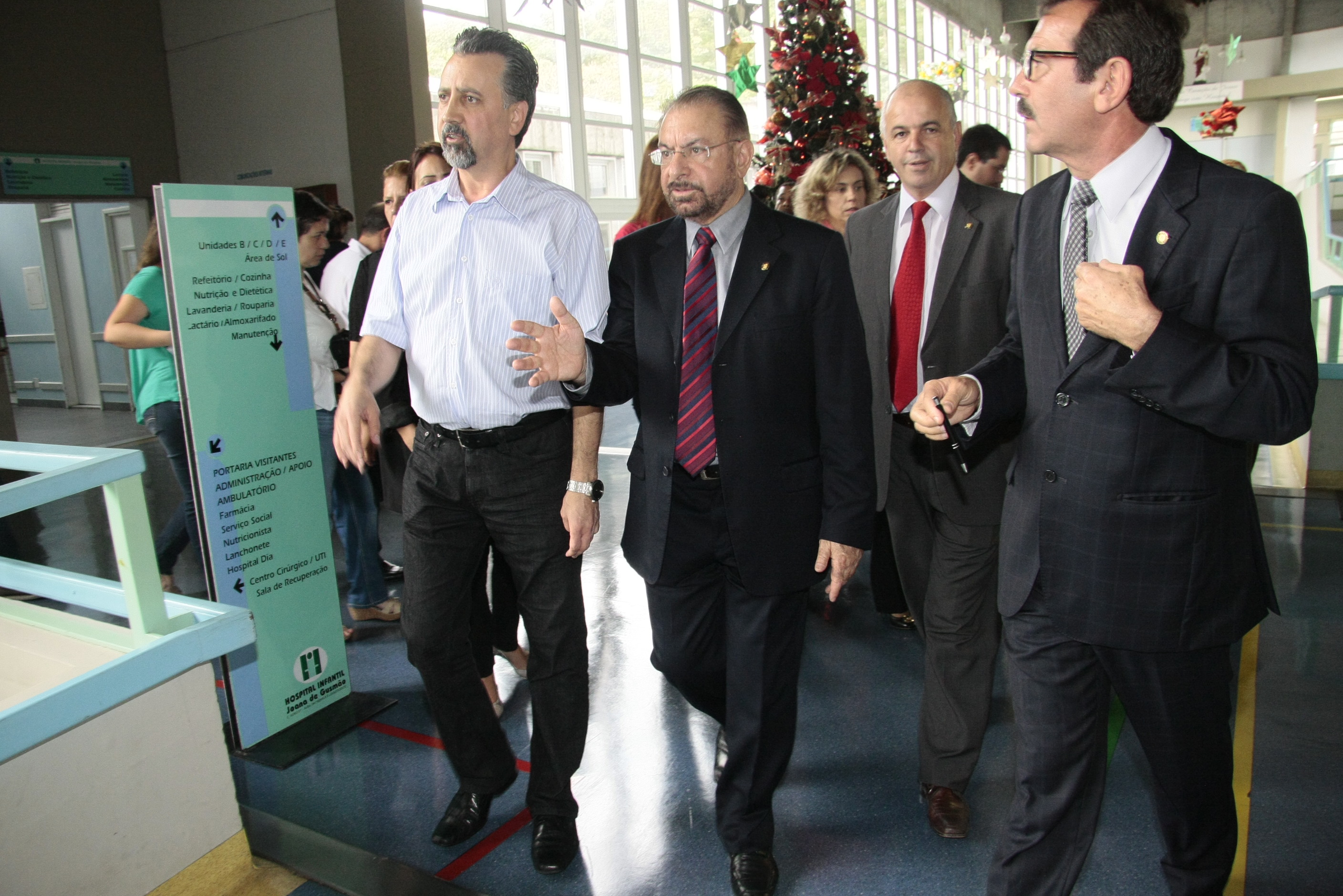 Comissão de Saúde visita o Hospital Joana de Gusmão.  Foto: Miriam Zomer