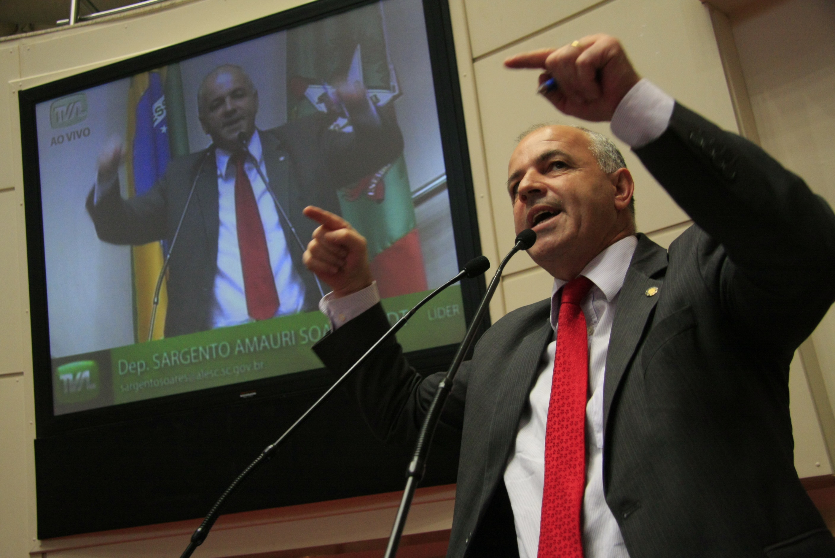 Sessão Ordinária - Deputado Sargento Amauri Soares (PT) - Foto: Lucas Gabriel Diniz