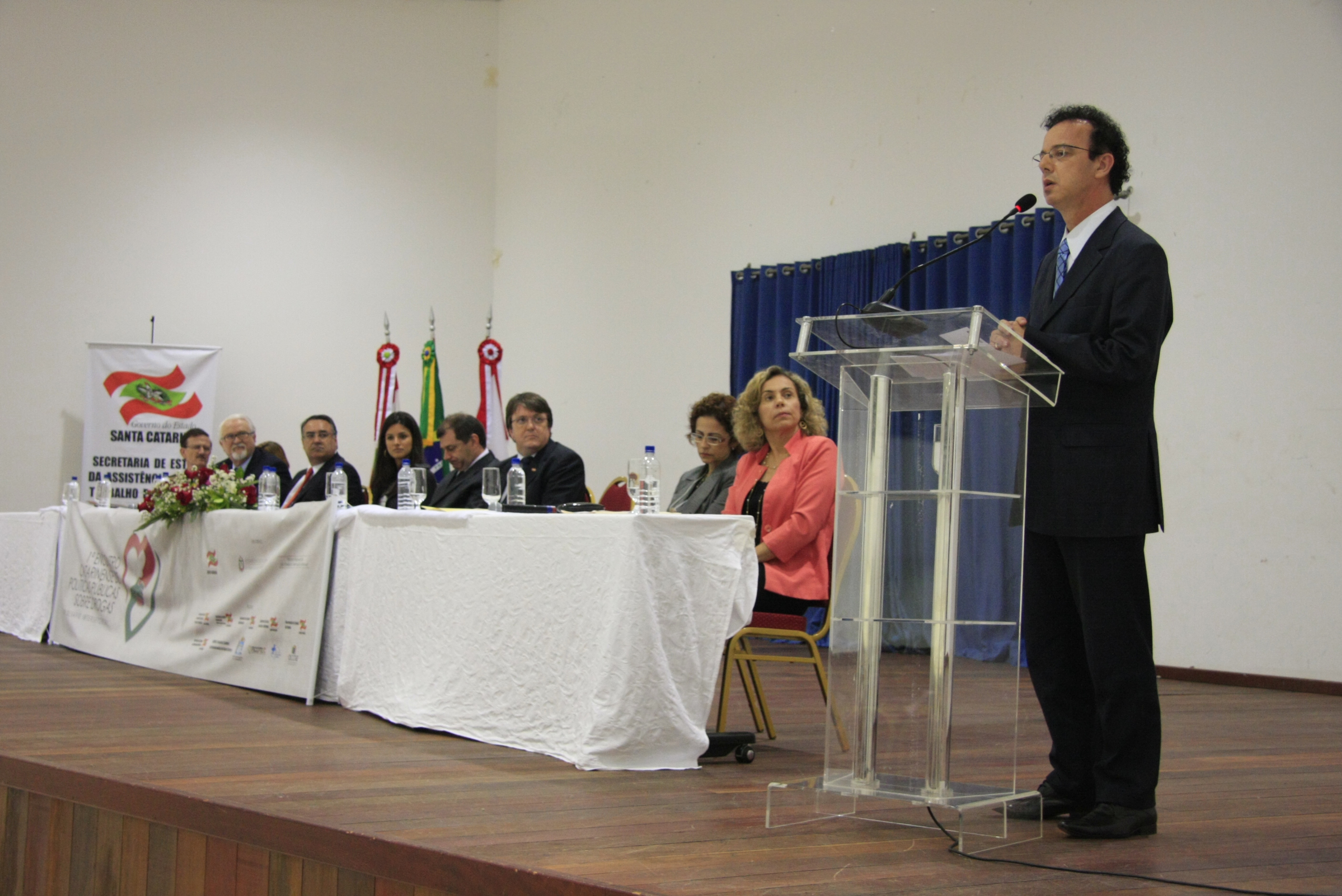 1º Encontro Catarinense de Políticas Públicas Sobre Drogas - Deputado Ismael dos Santos (PSD) - Foto: Lucas Gabriel Diniz