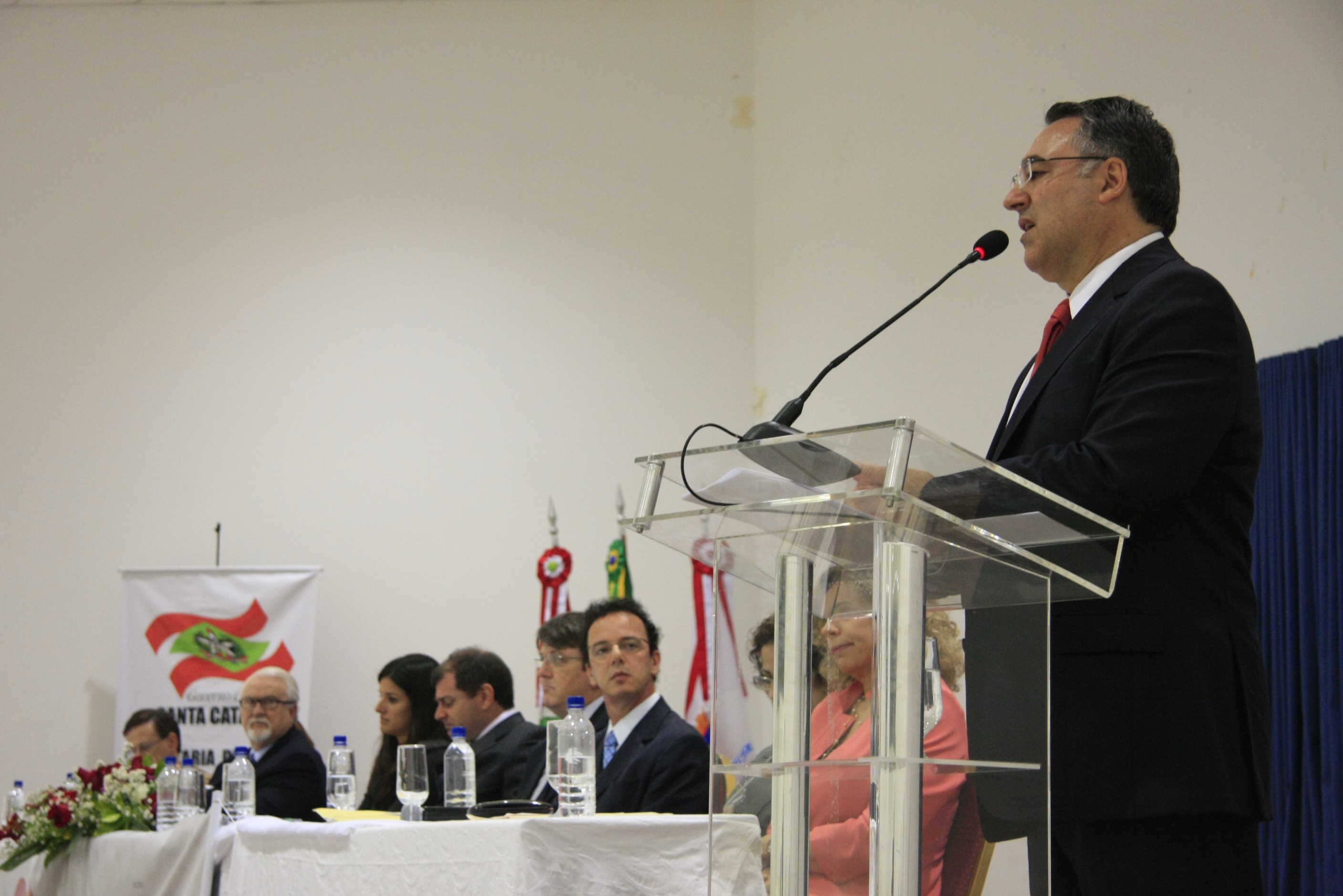 1º Encontro Catarinense de Políticas Públicas Sobre Drogas- governador Raimundo Colombo - Foto: Lucas Gabriel Diniz