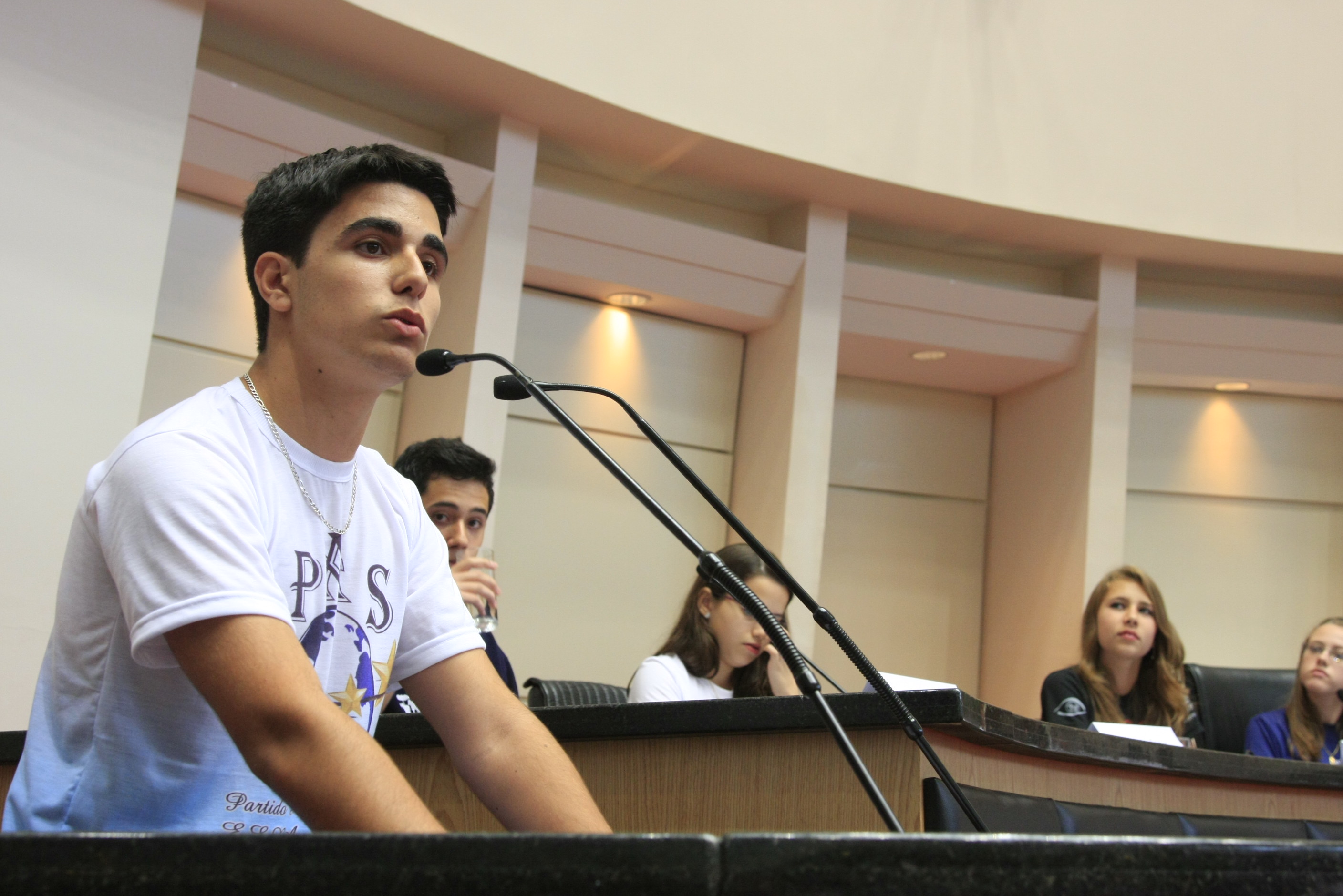 Bruno Marinho (PAS) - 14ª Edição do Programa Parlamento Jovem - Foto: Lucas Gabriel Diniz