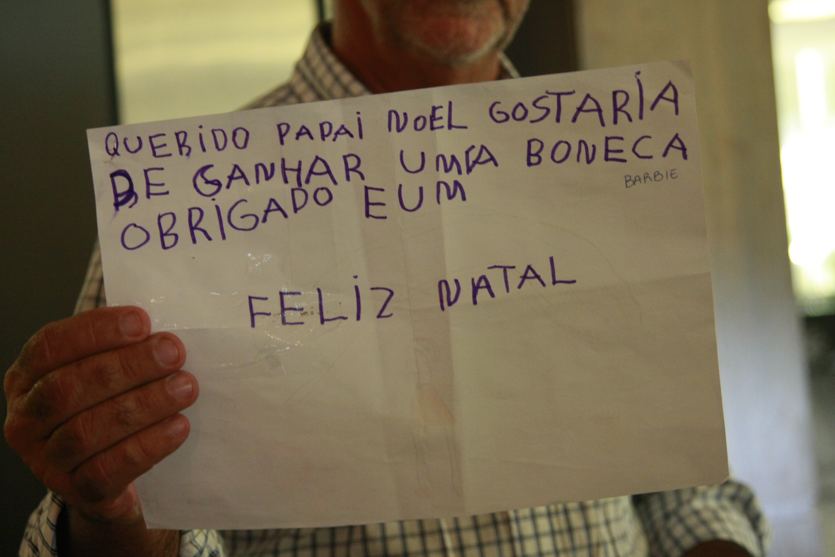 Cartinhas para o Papai Noel. Foto: Lucas Gabriel Diniz