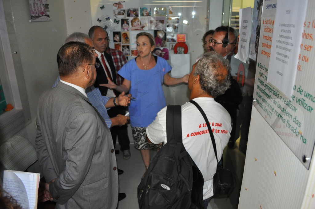 Visitas da Comissão de Saúde aos hospitais