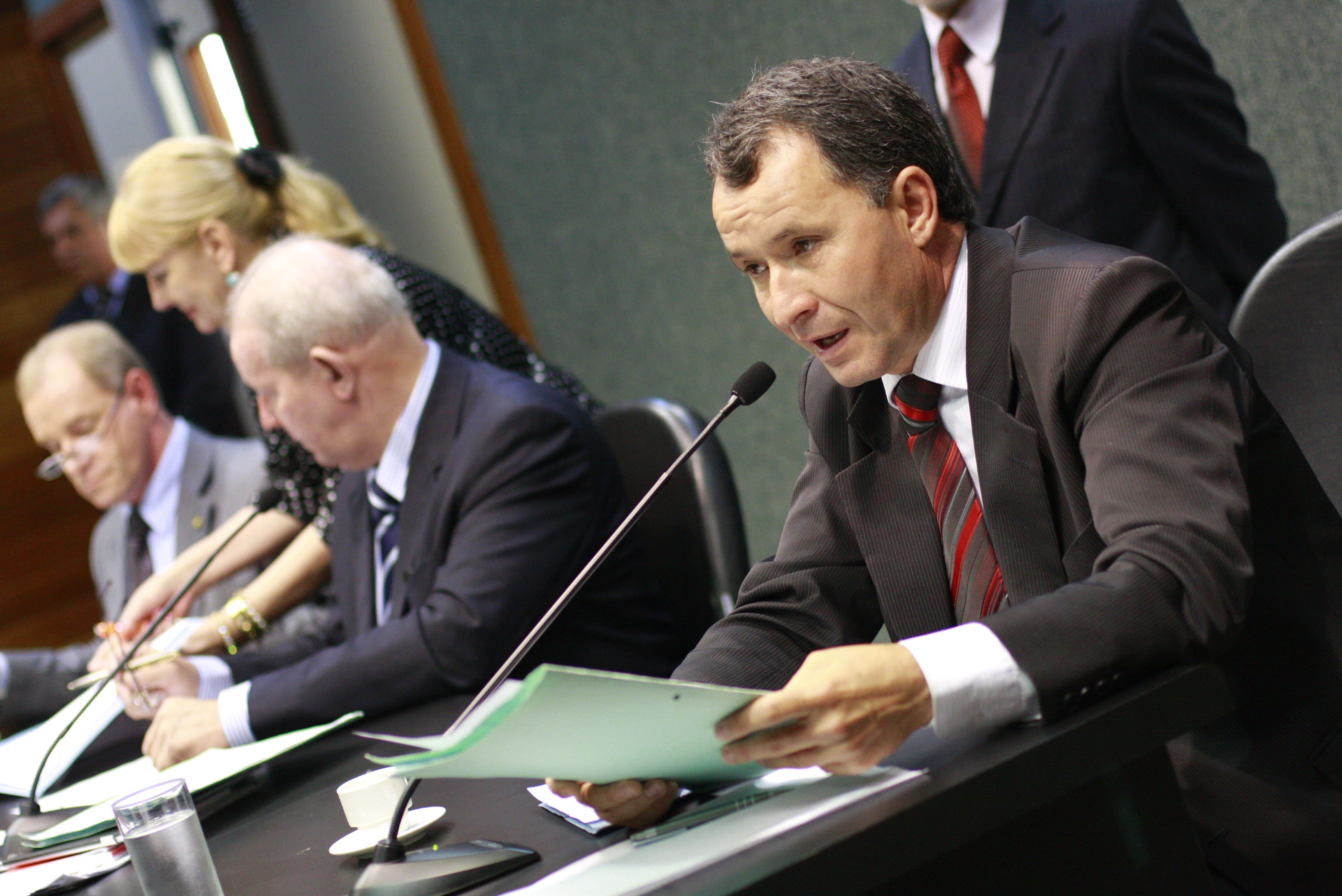 Comissão de Finanças e Tributação - Deputado Darci de Matos (PSD). Foto: Lucas Gabriel Diniz