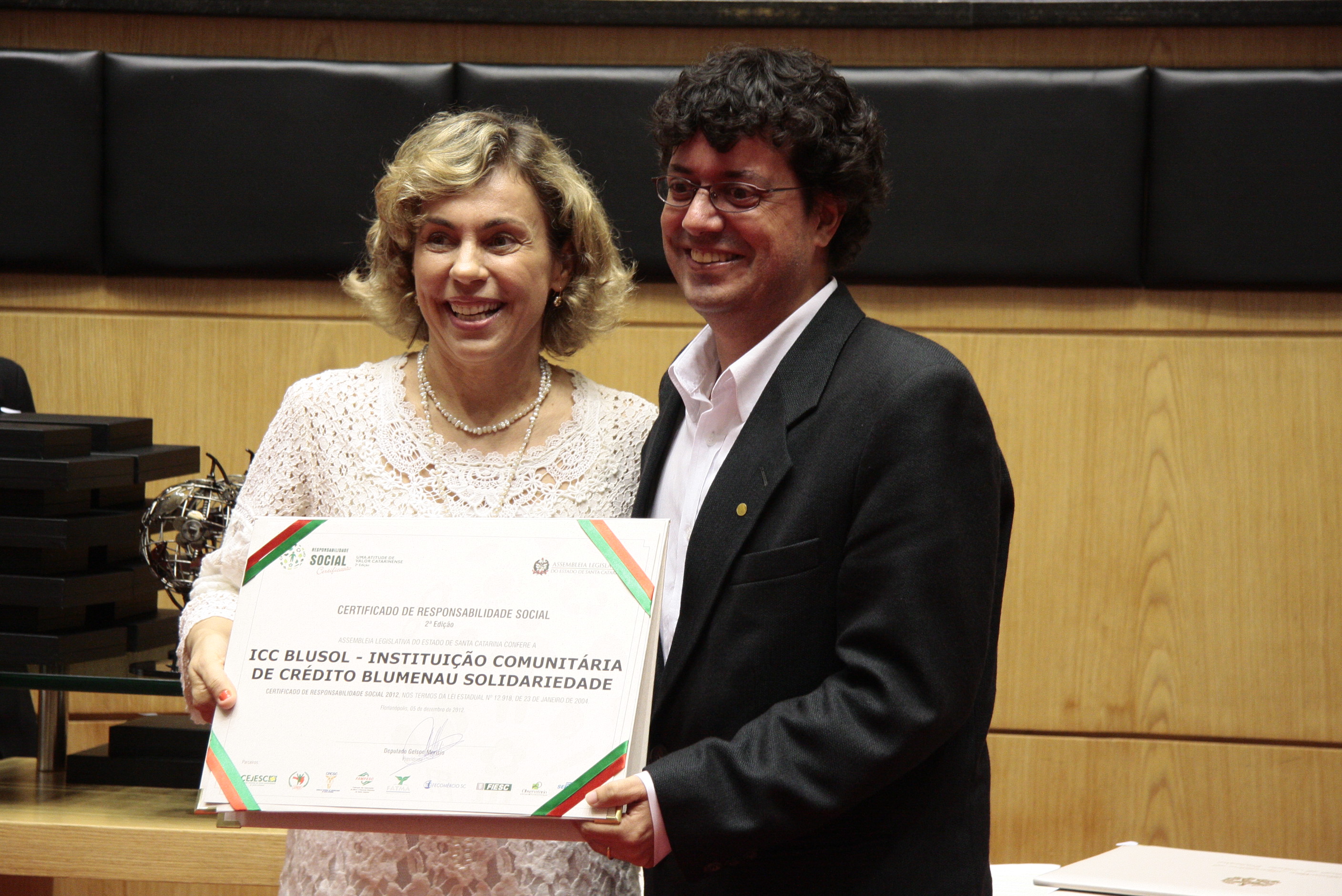 Sessão Especial de Certificação de Responsabilidade Social - 2012 - Foto: Miriam Zomer