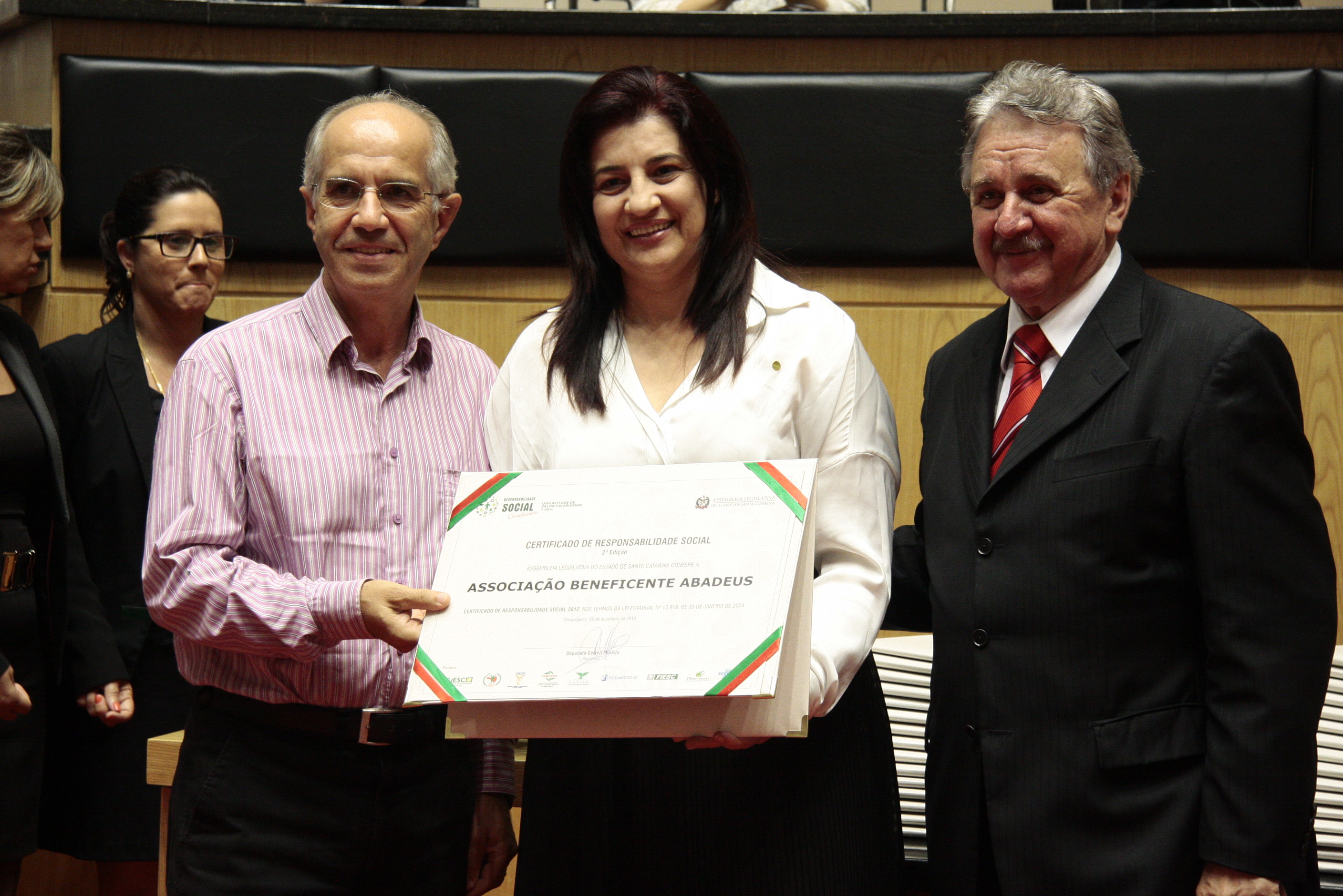 Sessão Especial de Certificação de Responsabilidade Social - 2012 - Foto: Miriam Zomer