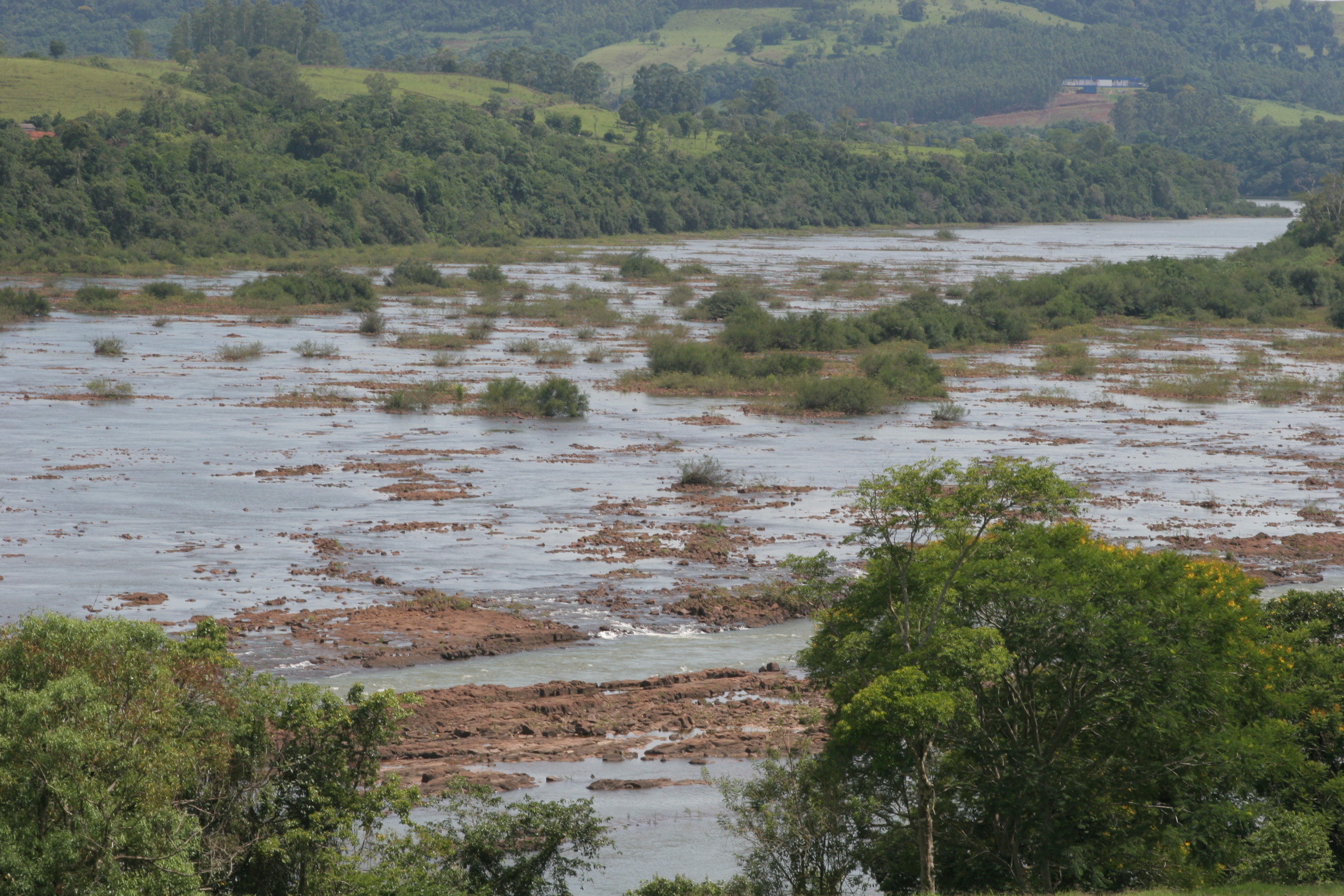 Vista da Barragem Foz do Chapeco    Foto  Carlos Kilian