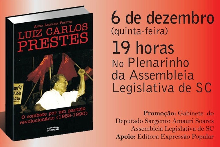 História do PCB é tema de livro lançado na Assembleia Legislativa