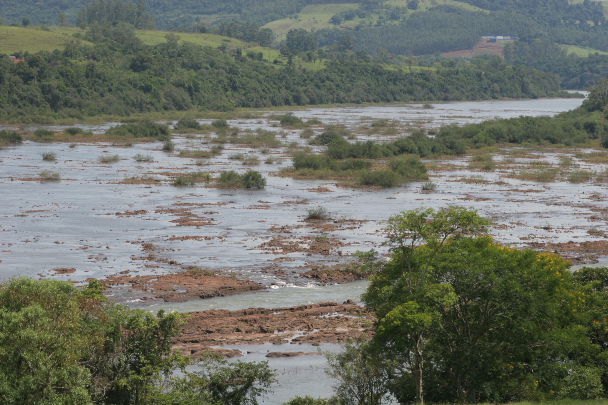 Rio Uruguai enfrenta problemas com a baixa vazão e proliferação de algas