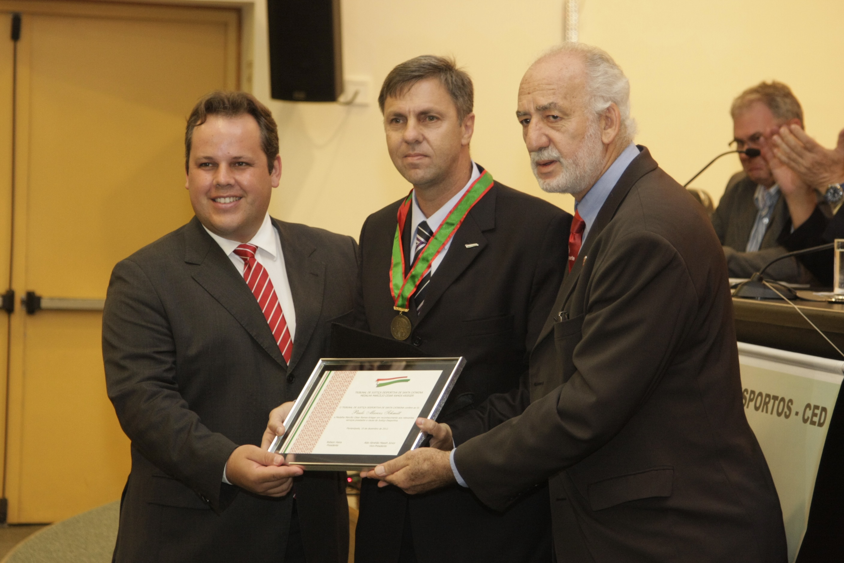 Solenidade - Homenagem aos Desportistas. Foto: Lucas Gabriel Diniz
