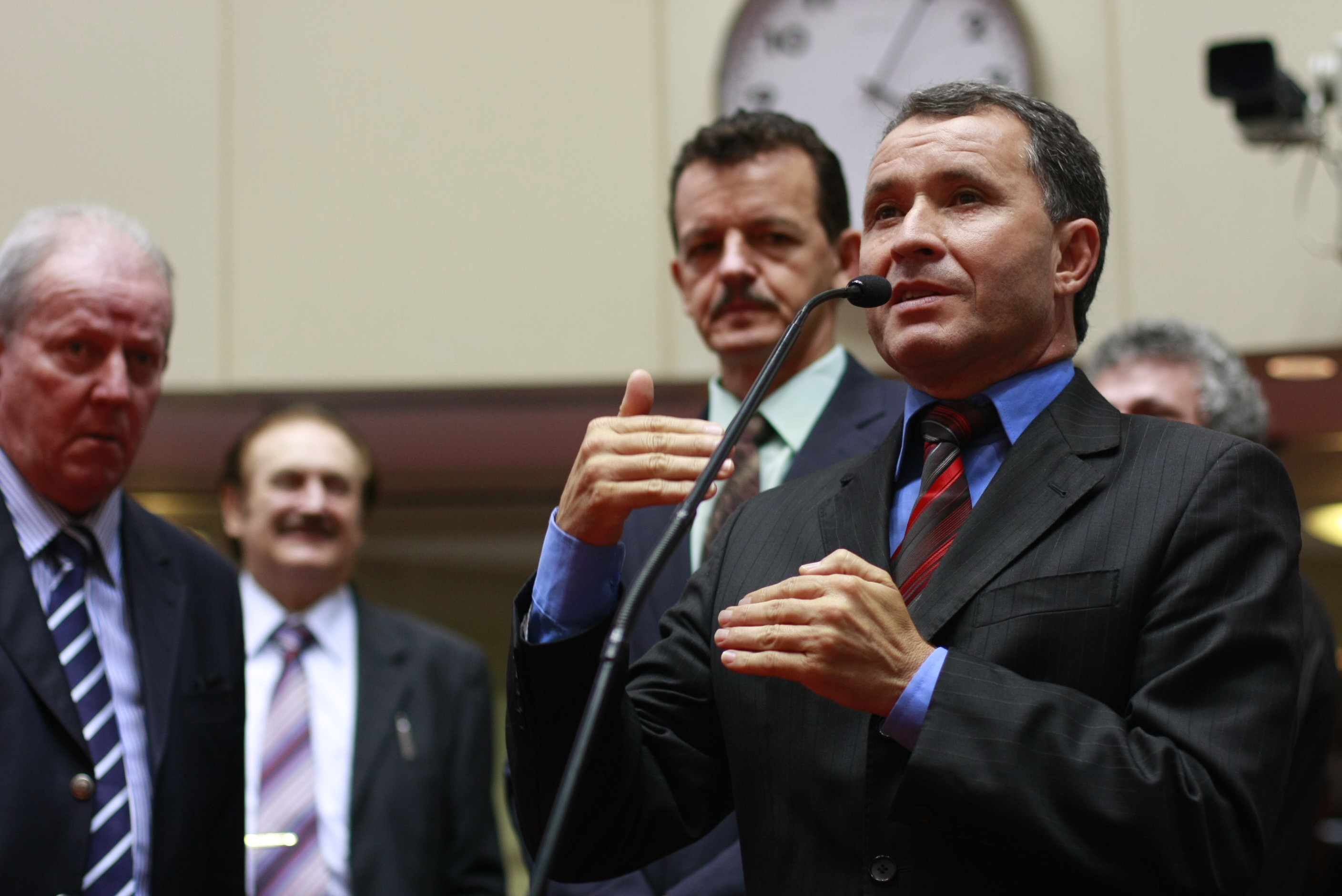 Sessão Ordinária - Plenário Osni Régis - deputado Darci de Matos (PSD) - Foto: Lucas Gabriel Diniz