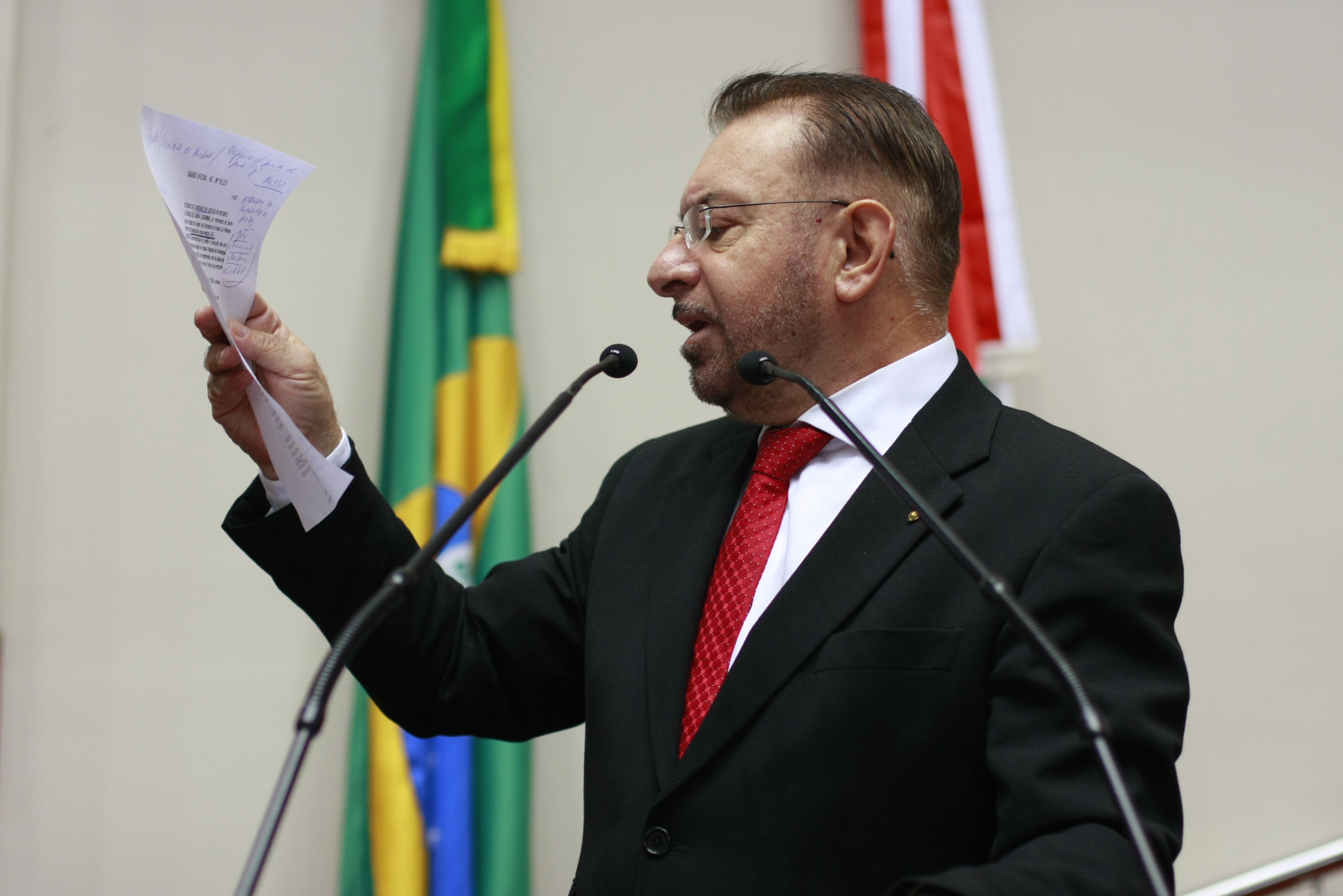 Sessão Ordinária - Plenário Osni Régis - Deputado Volnei Morastoni (PT) - Foto: Lucas Gabriel Diniz