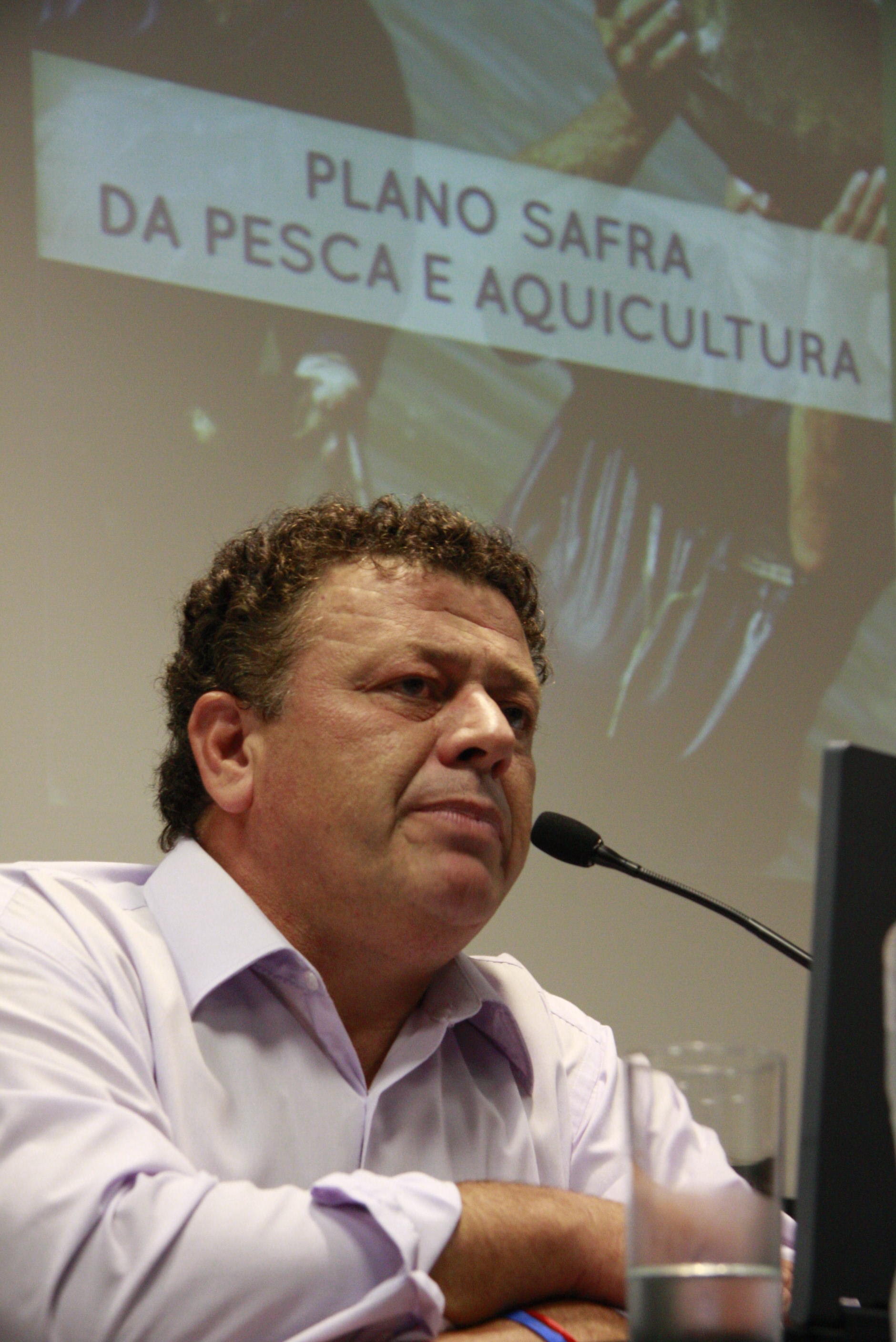 Lançamento do Plano Safra para a Pesca e Aquicultura - Superintendente Federal de Pesca e Aquicultura Horst Doering. Foto: Solom Soares