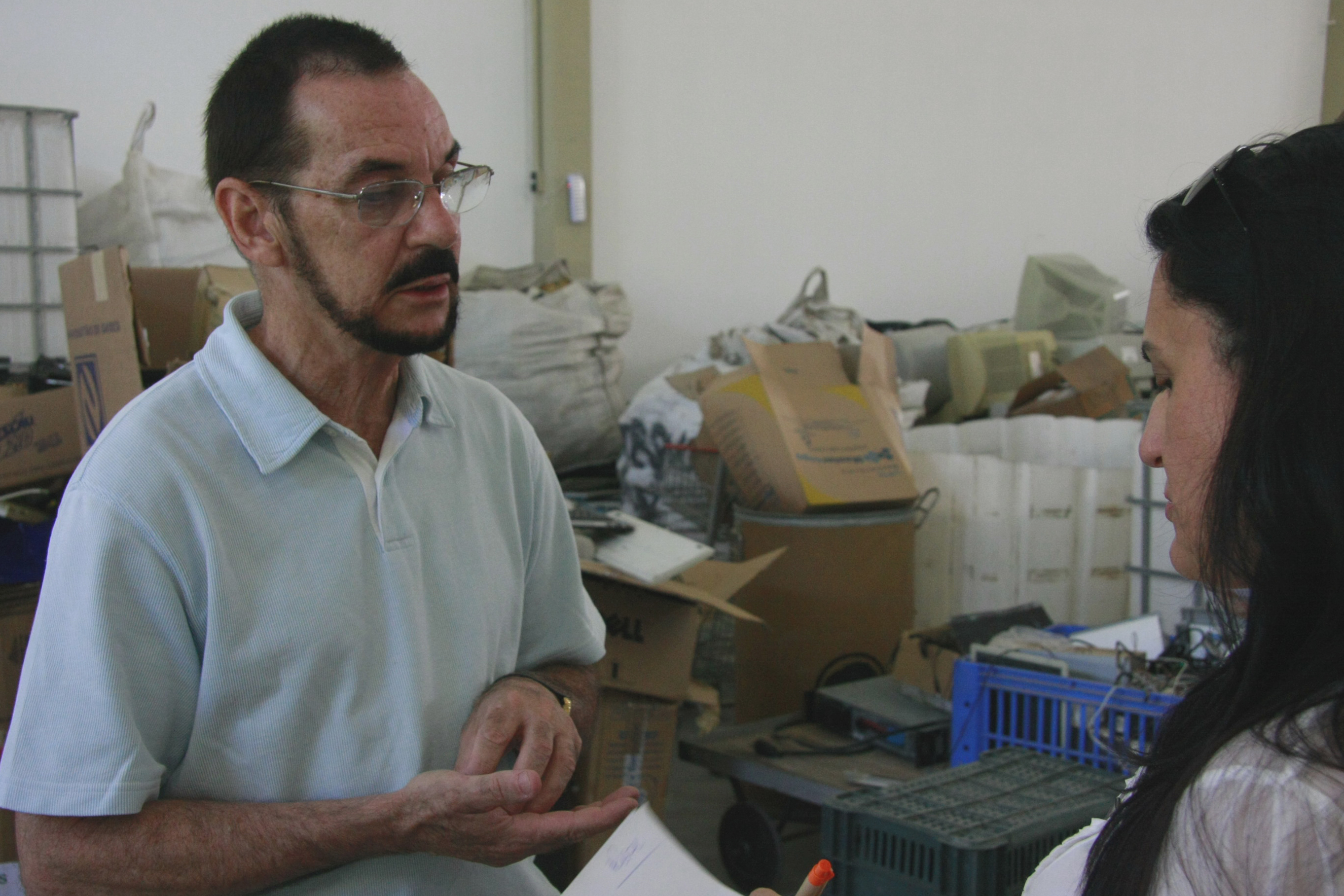 Reciclagem de lixo eletrônico. Heitor Blum. Foto: Miriam Zomer