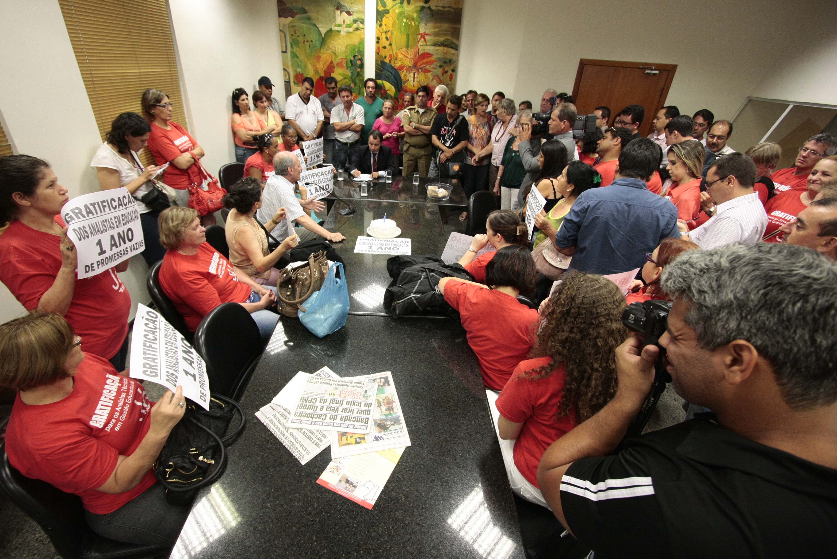 Coletiva com Deputado Darci de Matos (PSD) - Foto: Lucas Gabriel Diniz
