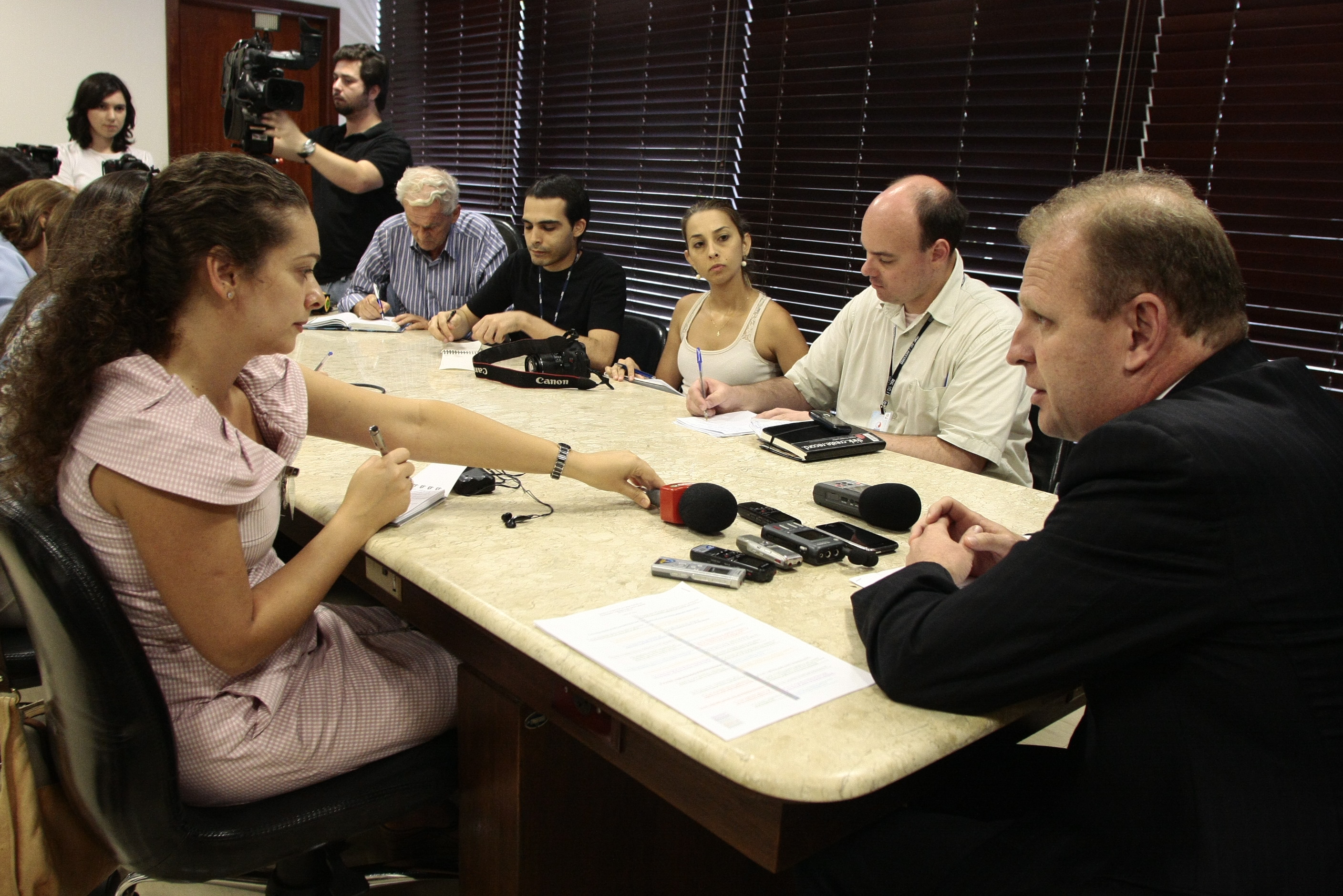 Coletiva com Gelson Merisio (PSD) - Lucas Gabriel Diniz
