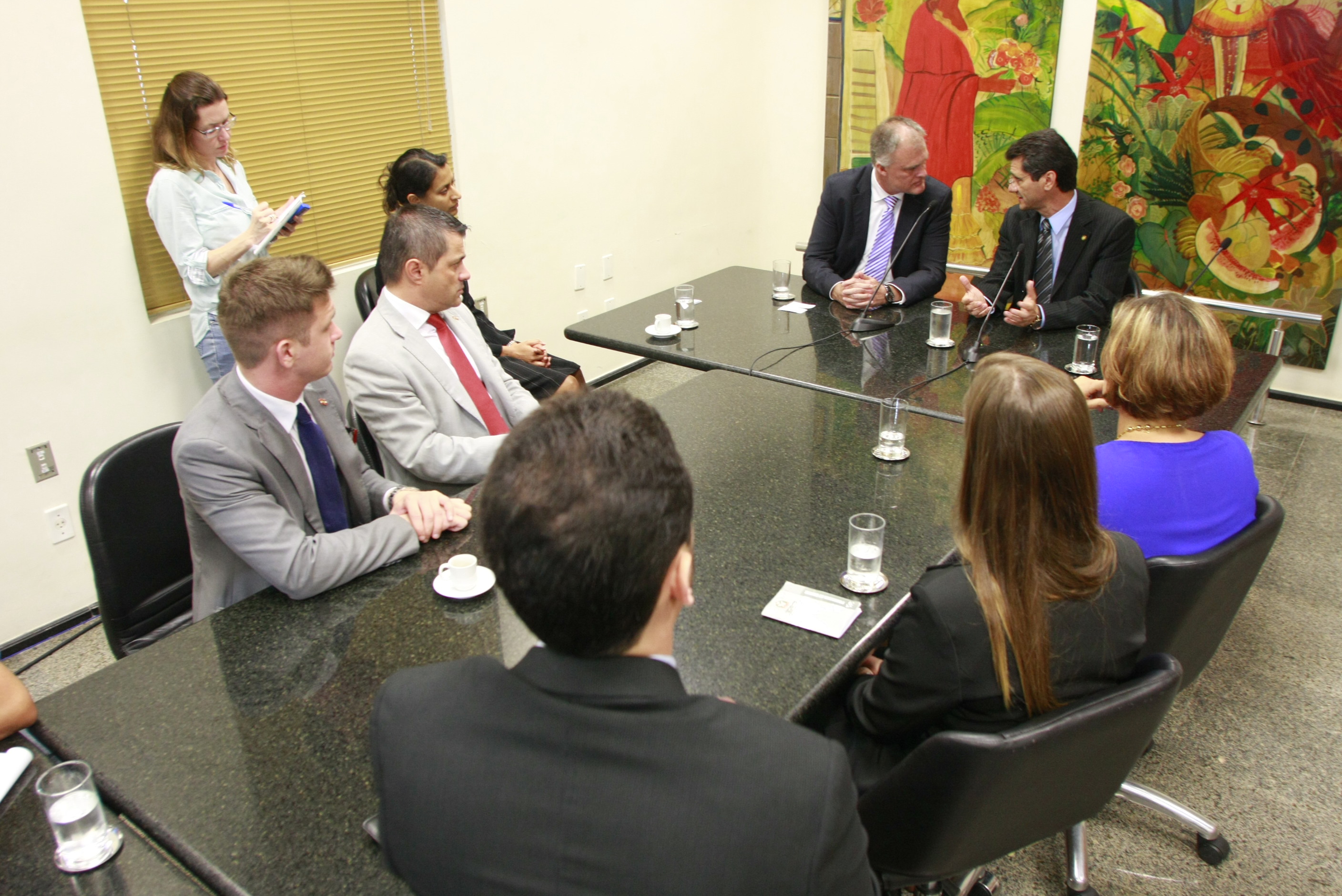 Visita de Bret Hacket, Embaixador da Austrália - Foto: Lucas Gabriel Diniz