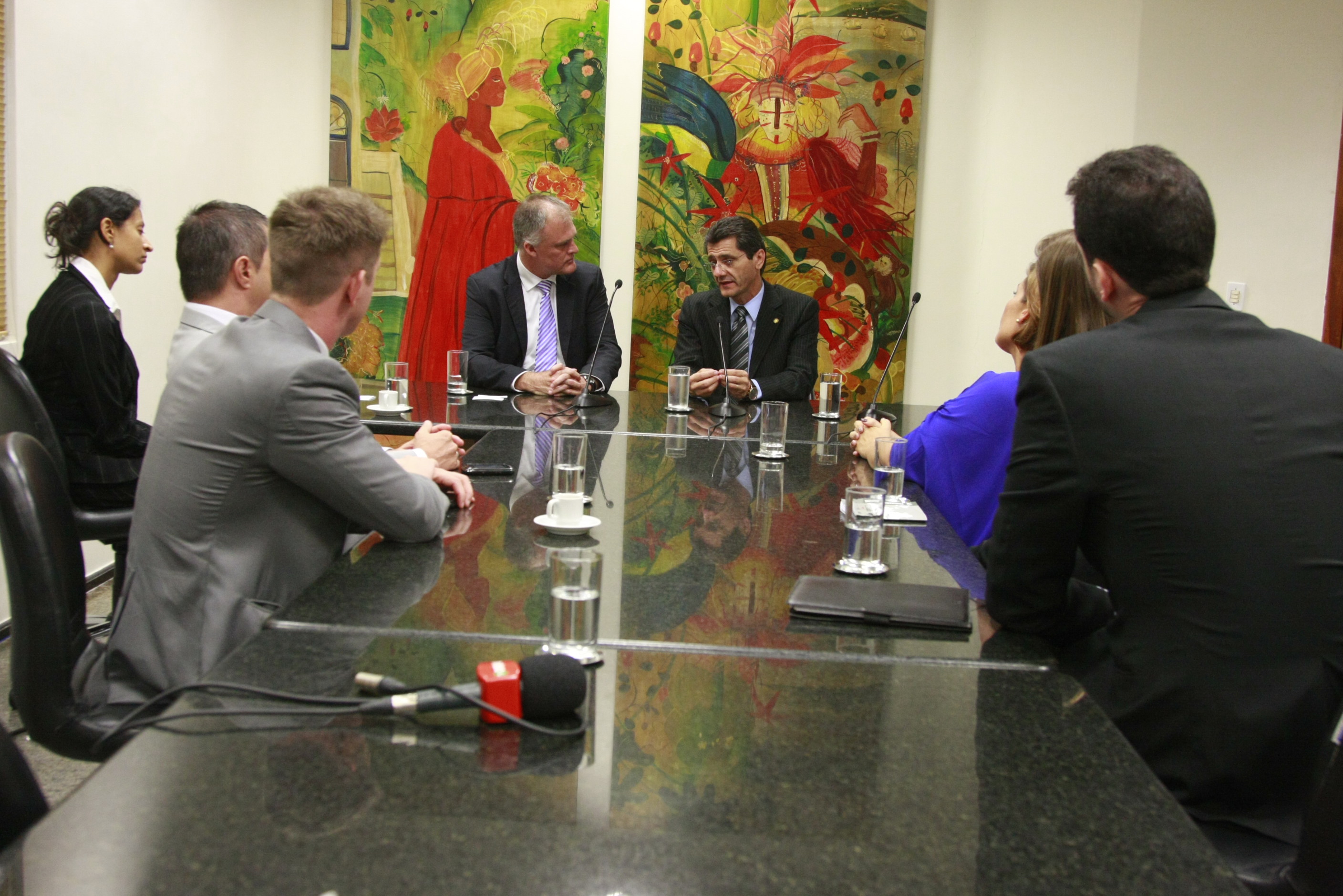 Visita de Bret Hacket, Embaixador da Austrália - Foto: Lucas Gabriel Diniz