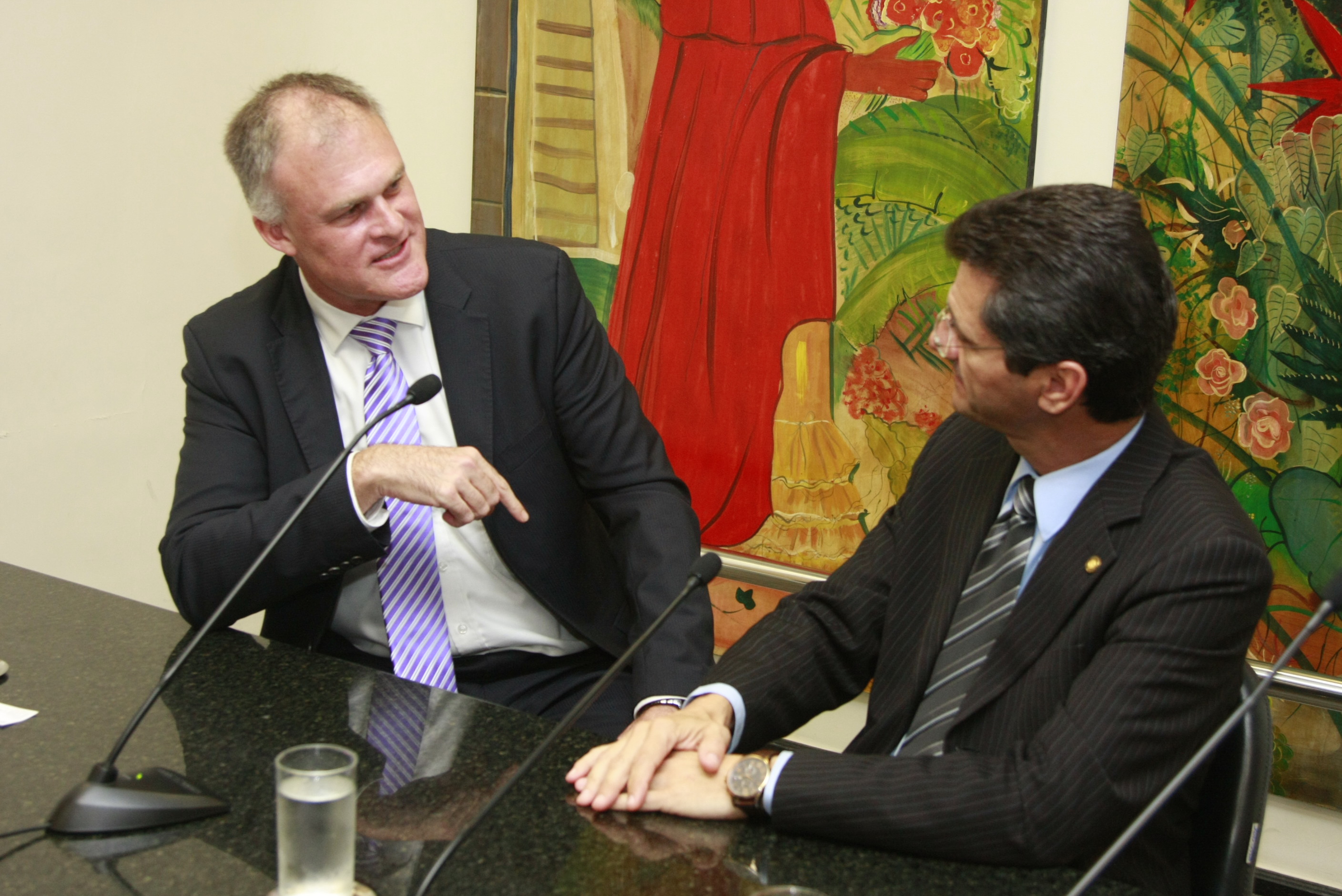 Visita de Bret Hacket, Embaixador da Austrália - Foto: Lucas Gabriel Diniz