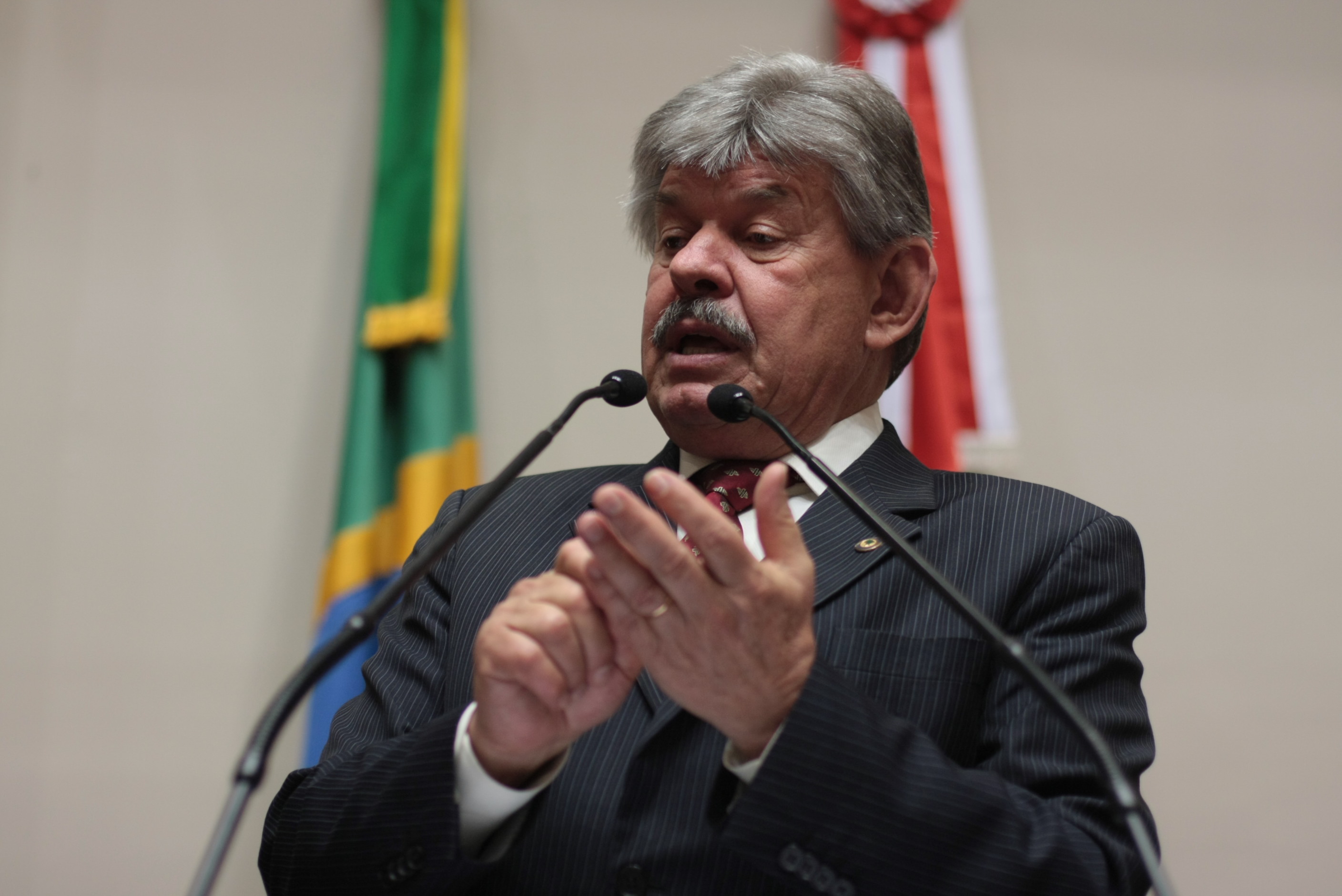Ato Solene em comemoração aos 66 anos do Conselho Regional de Contabilidade - deputado Reno Caramori (PP) - Foto: Lucas Gabriel Diniz