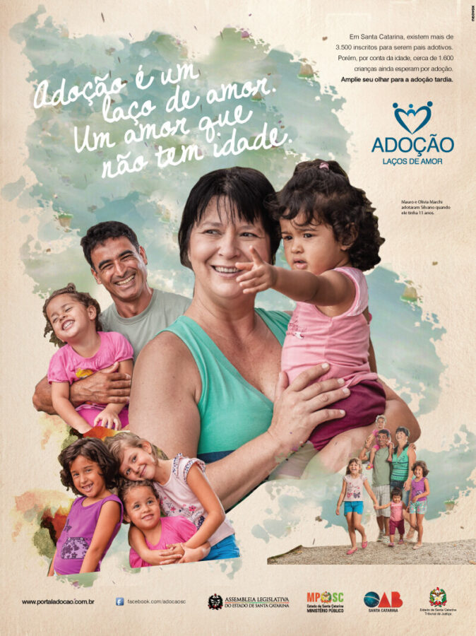 Novas peças publicitárias dão desfecho à Campanha Adoção – Laços de Amor