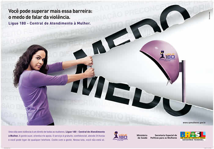 Estabelecimentos devem divulgar disque denúncia de violência contra mulher