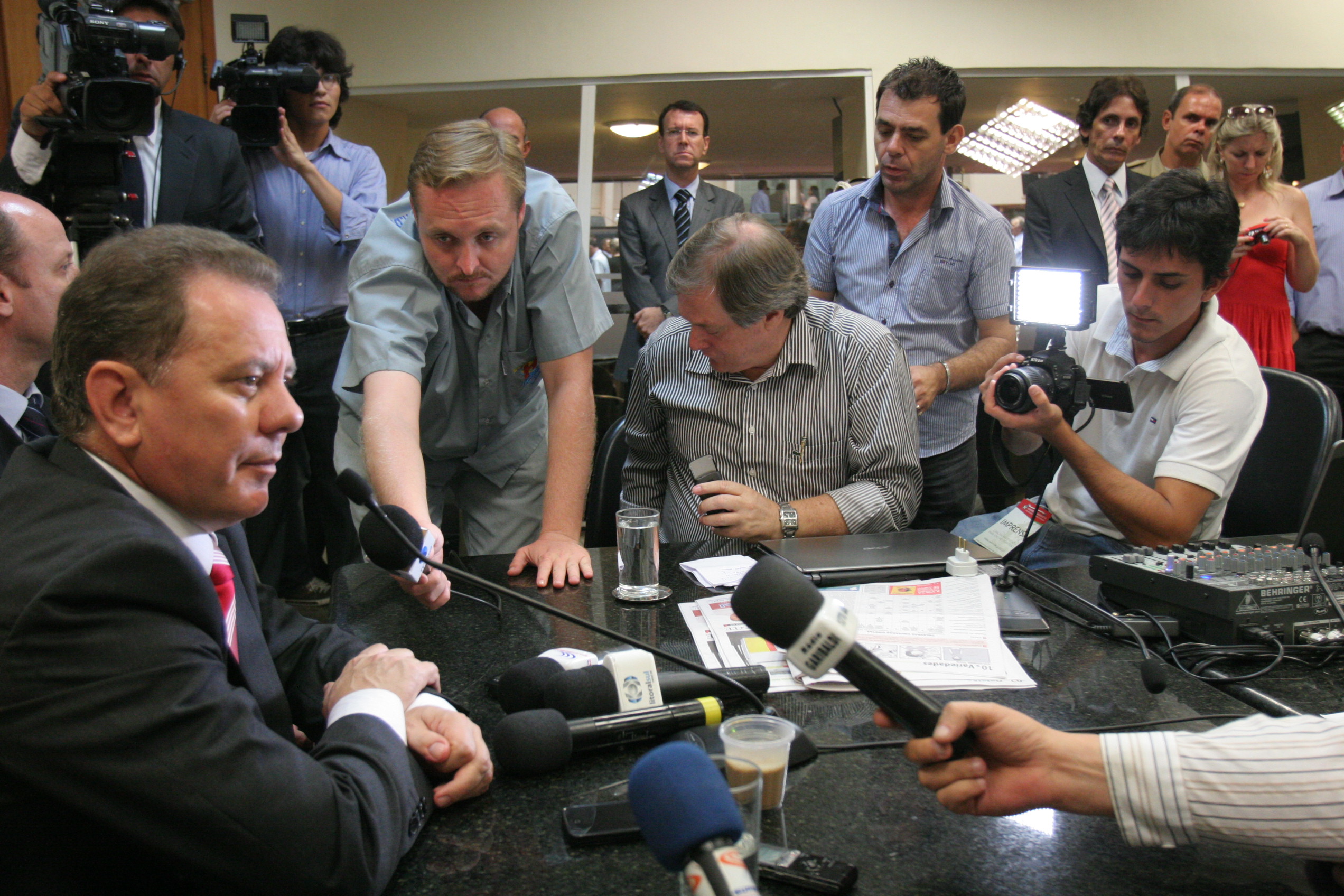 Coletiva do Presidente da ALESC, Joares Ponticelli (PP)