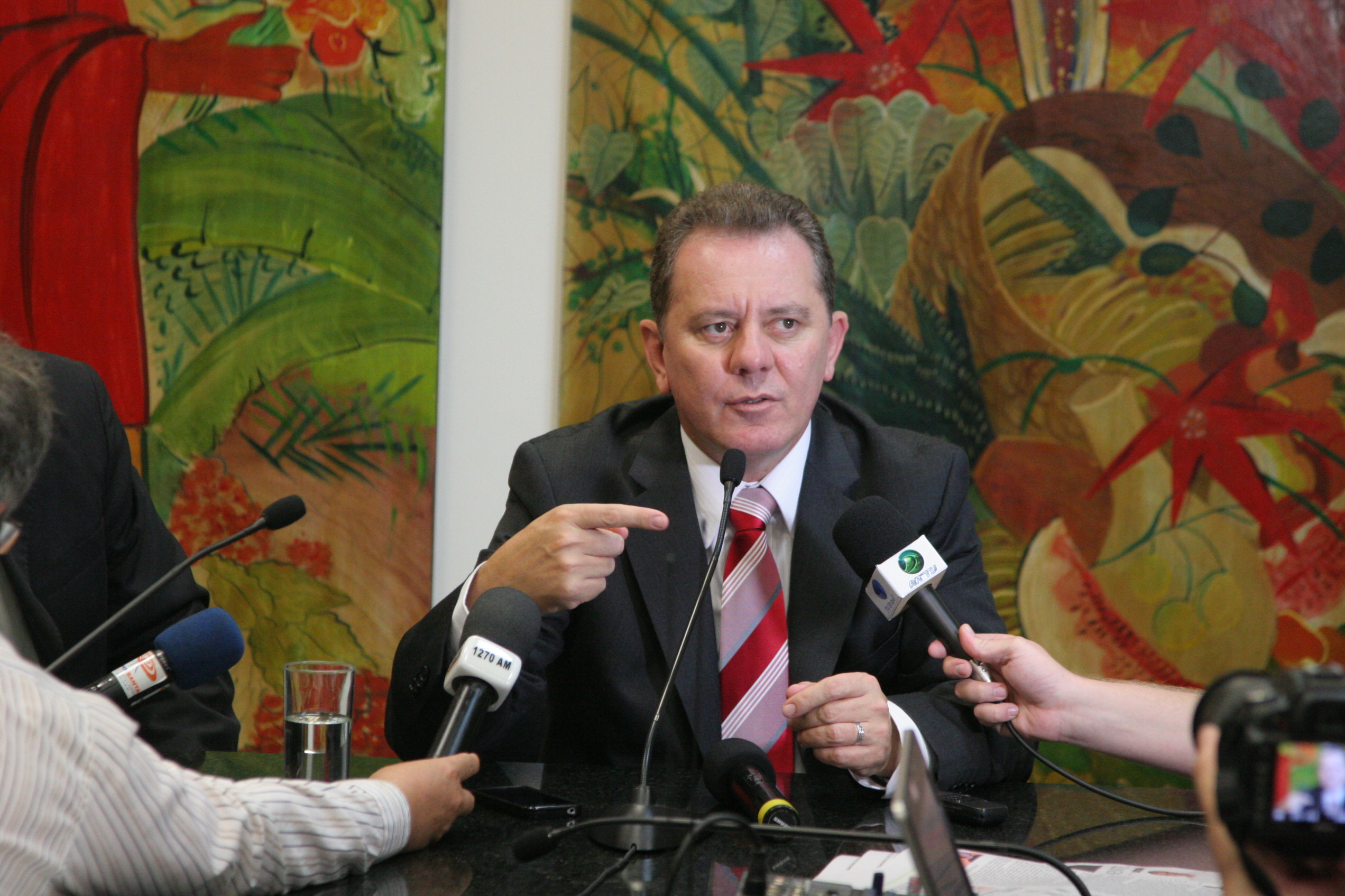 Coletiva do Presidente da ALESC, Joares Ponticelli (PP)