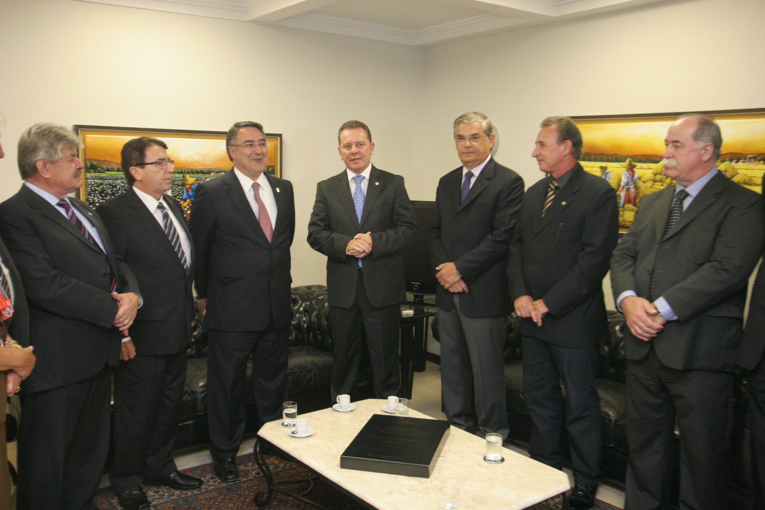 Governador Raimundo Colombo é recebido pelo Presidente da Alesc