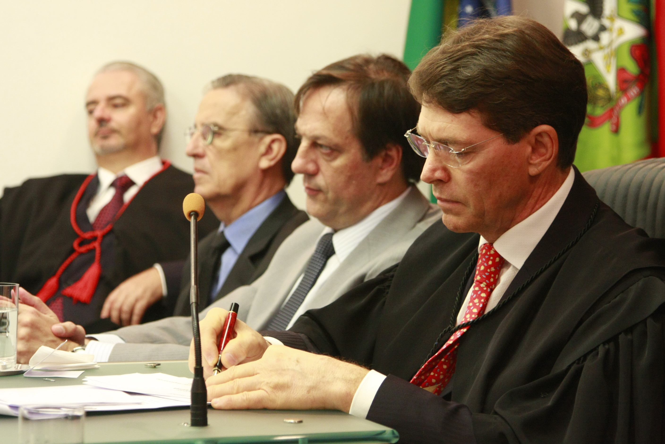 Posse de Eládio Torret Rocha, novo presidente do TRE - Foto: Lucas Gabriel Diniz