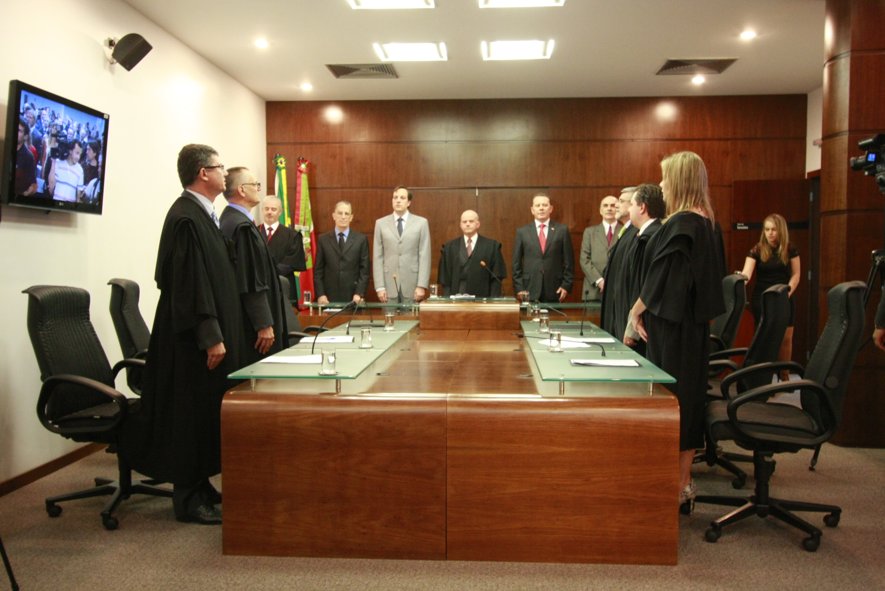 Posse de Eládio Torret Rocha, novo presidente do TRE - Foto: Lucas Gabriel Diniz